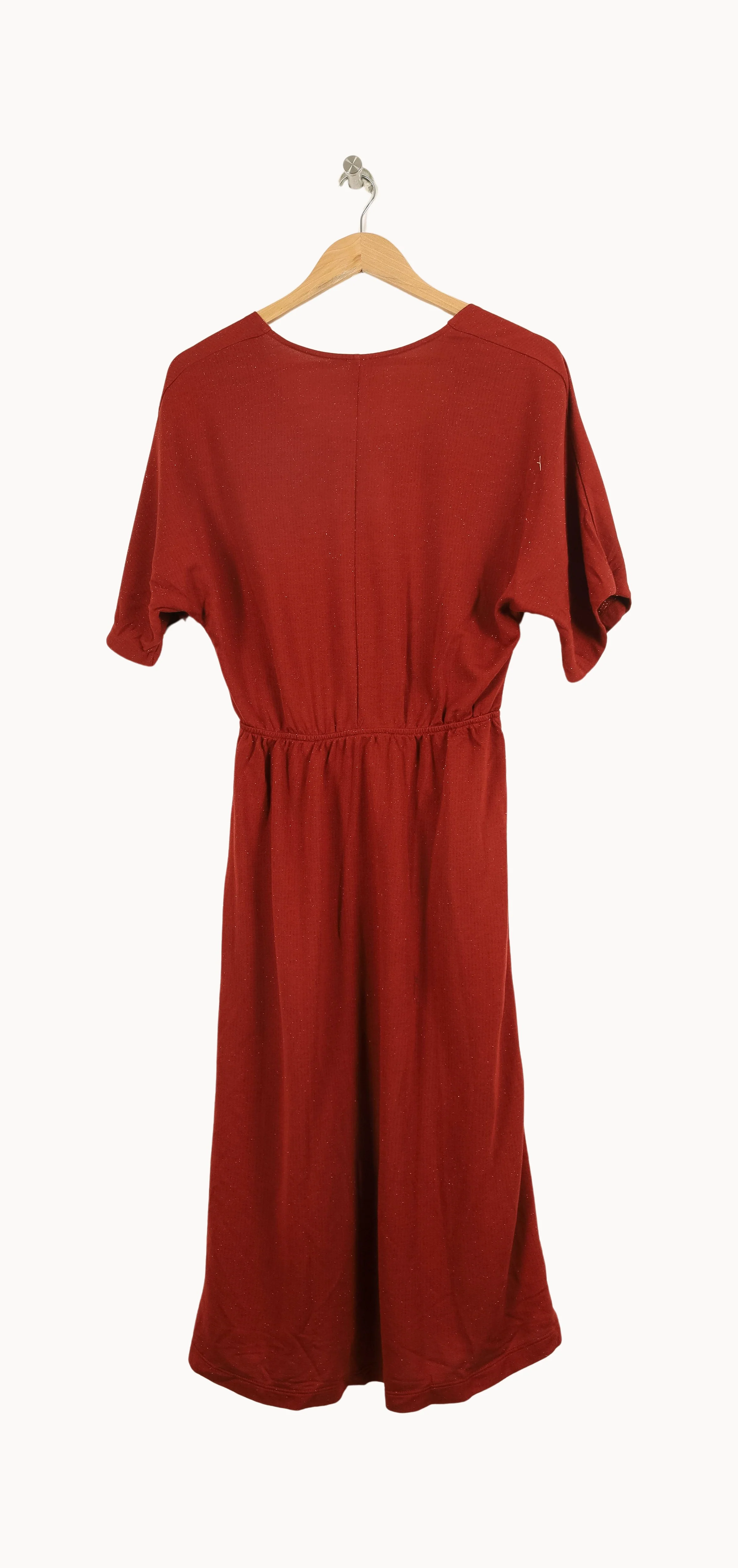 Robe Midi Rouge - Taille XS/34 - Image 4