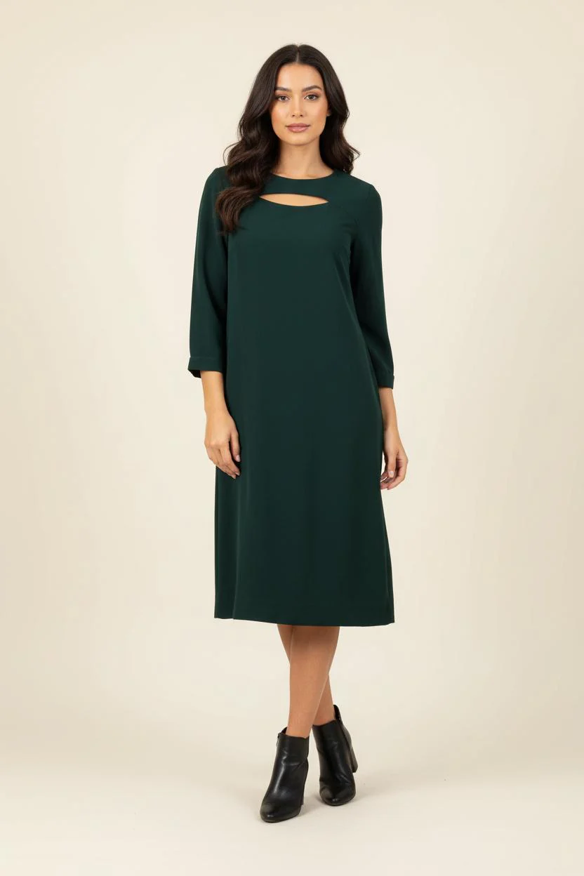 Robe Midi Verte - Taille M/38