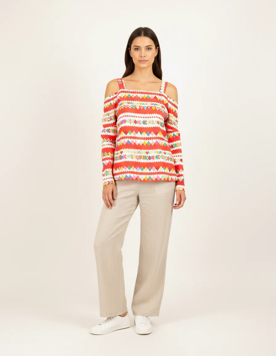 Top multicolore rose - XS / 34
