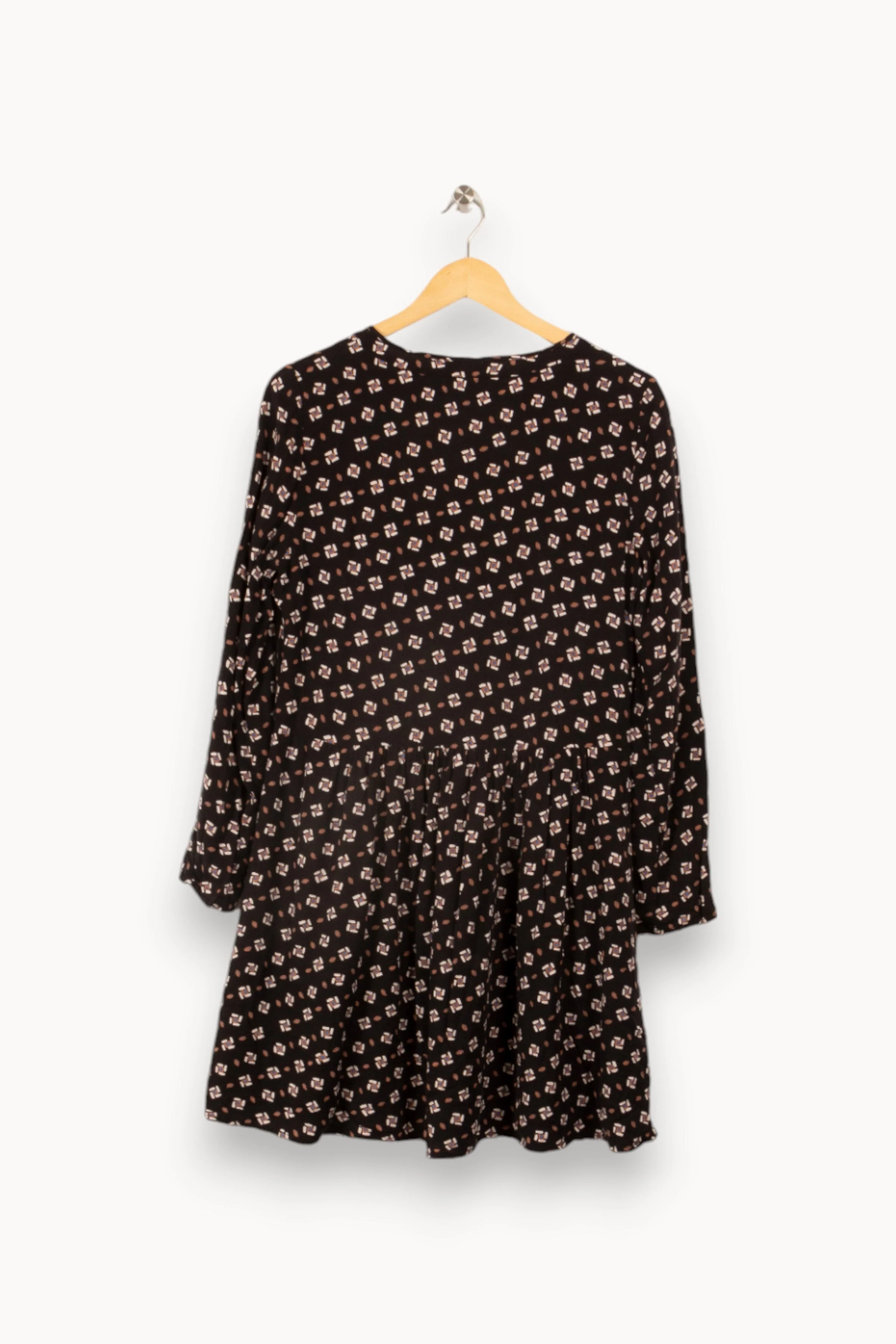 Robe noire à motifs - Taille M/38 - Image 4