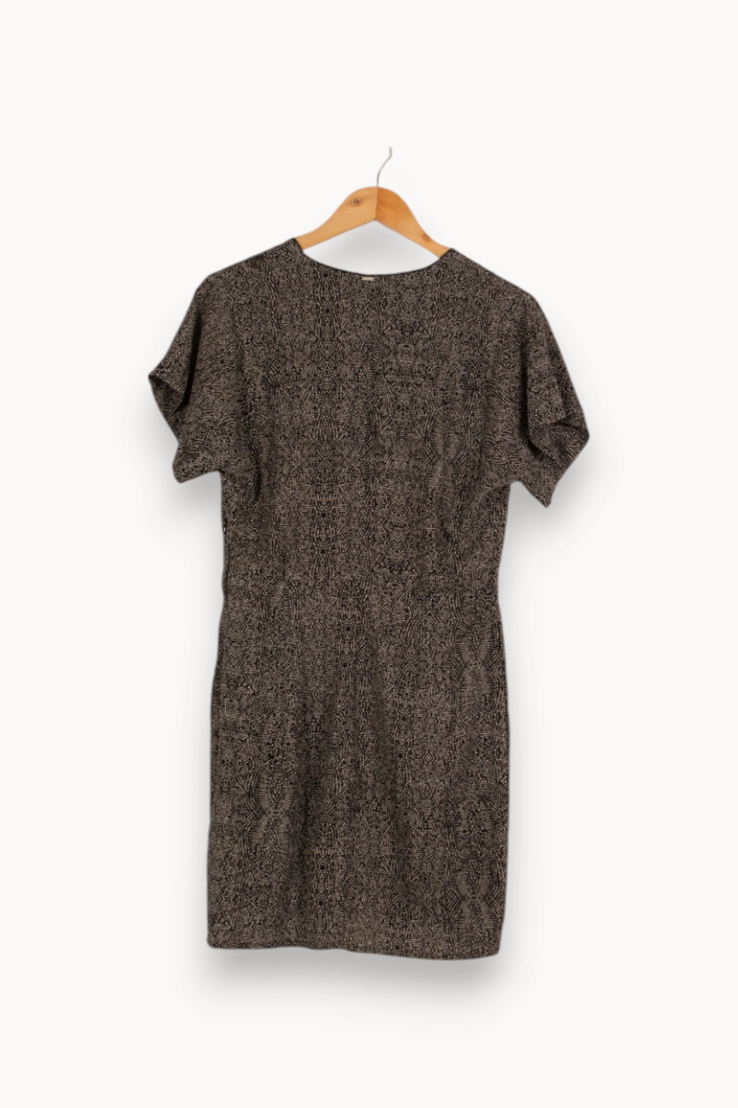 Robe noire à motifs - Taille S/36 - Image 4