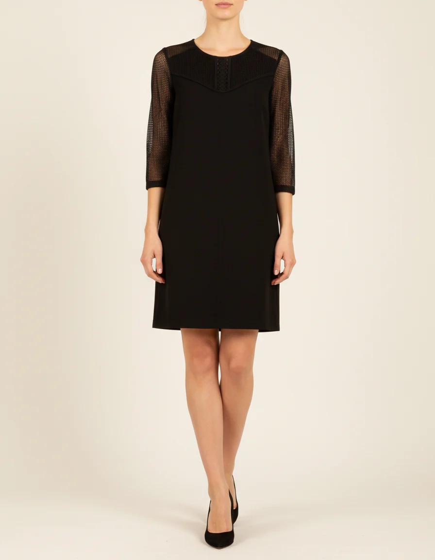 Robe noire avec détails - Taille S/36