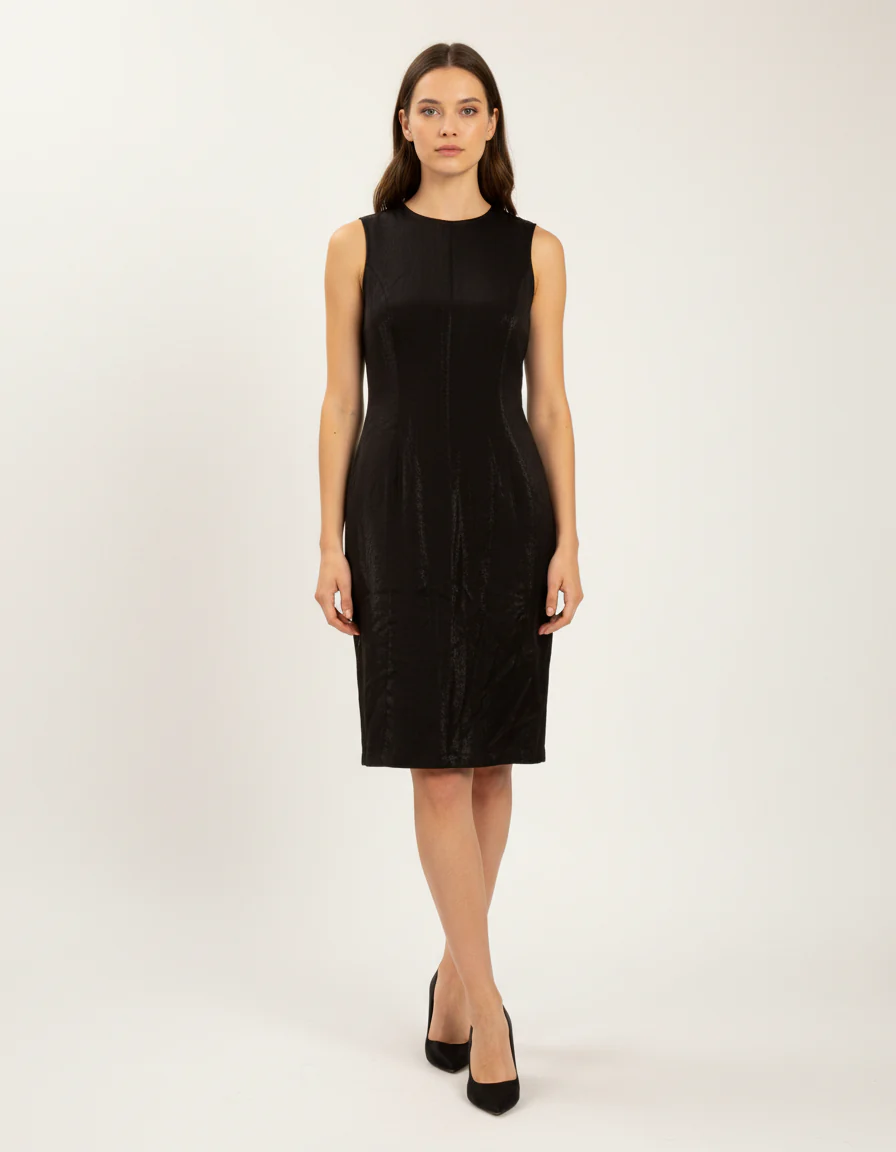 Robe noire brillante - Taille M/38