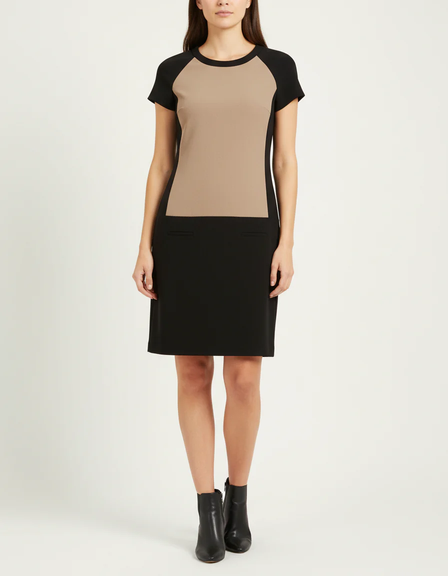 Robe noire et beige Maison 123 - Taille S/36