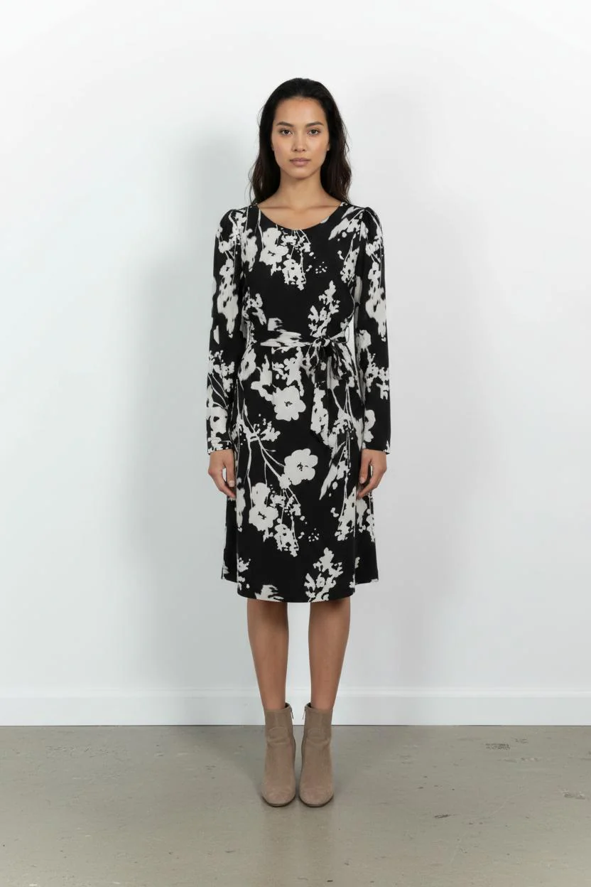 Robe Noire et Blanche - Taille L/40