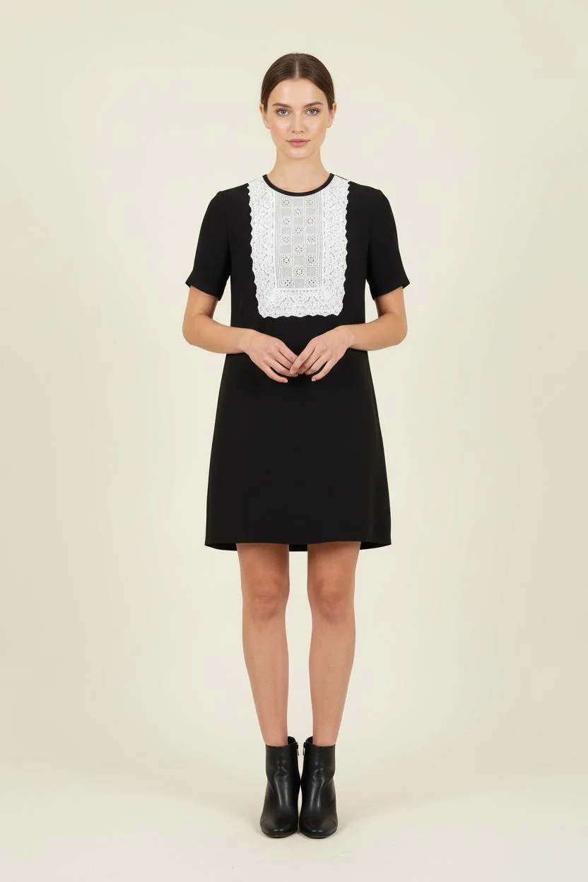 Robe Noire et Blanche - Taille M/38