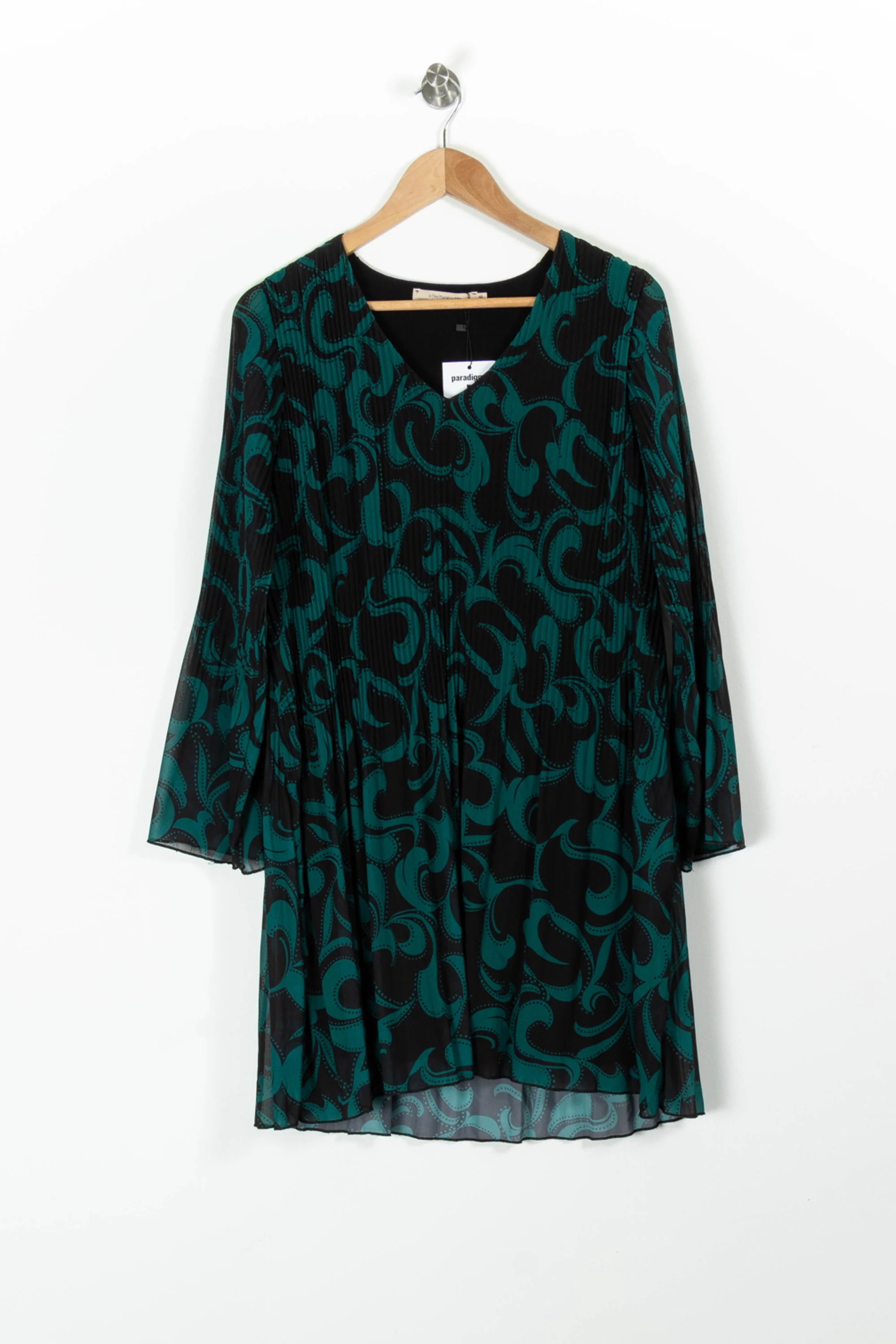 Robe Noire et Verte - Taille M/38 - Image 2