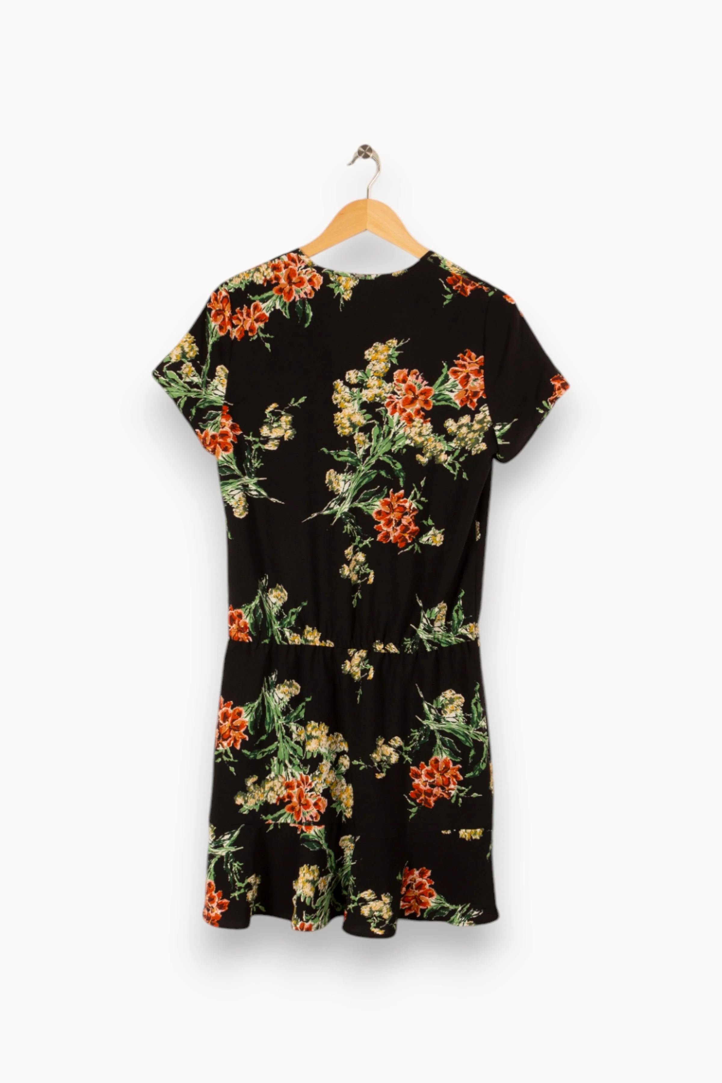 Robe noire fleurie - Taille M/38 - Image 4
