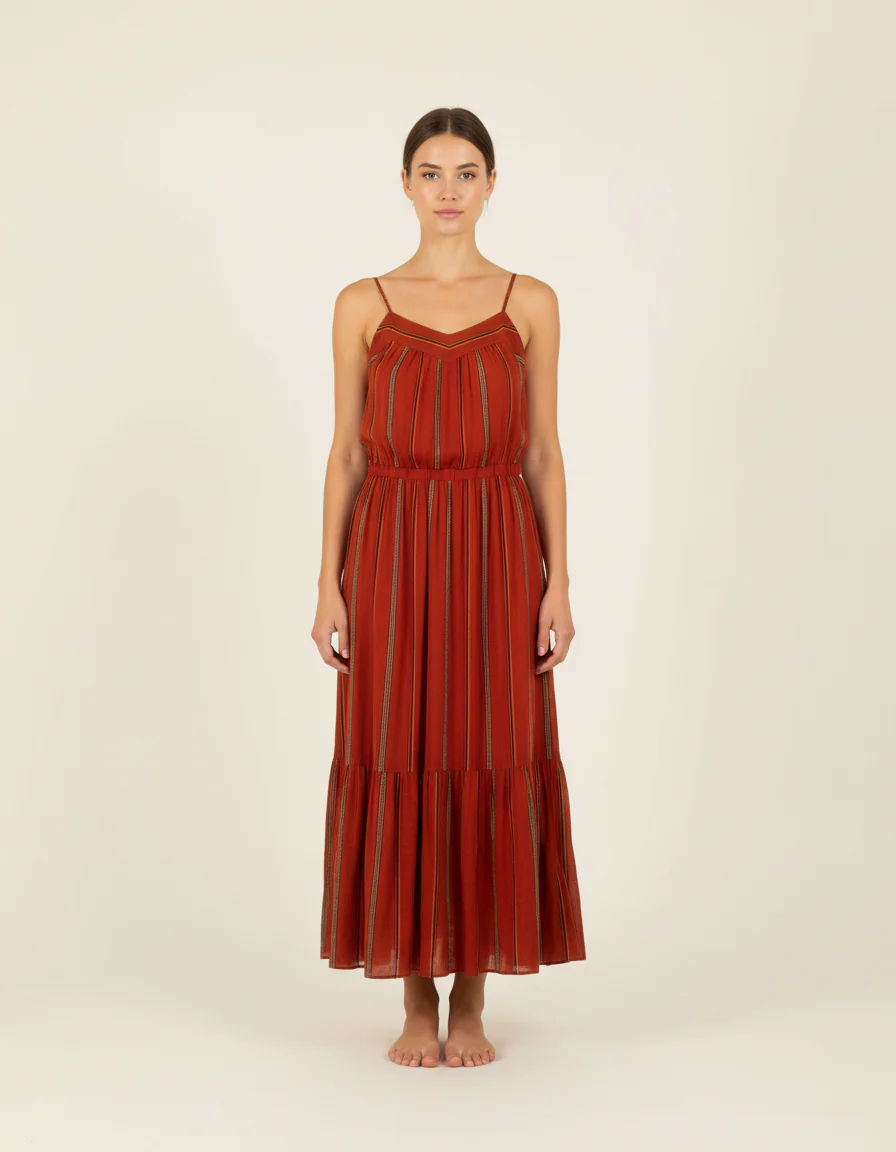 Robe orange - Taille XS/34