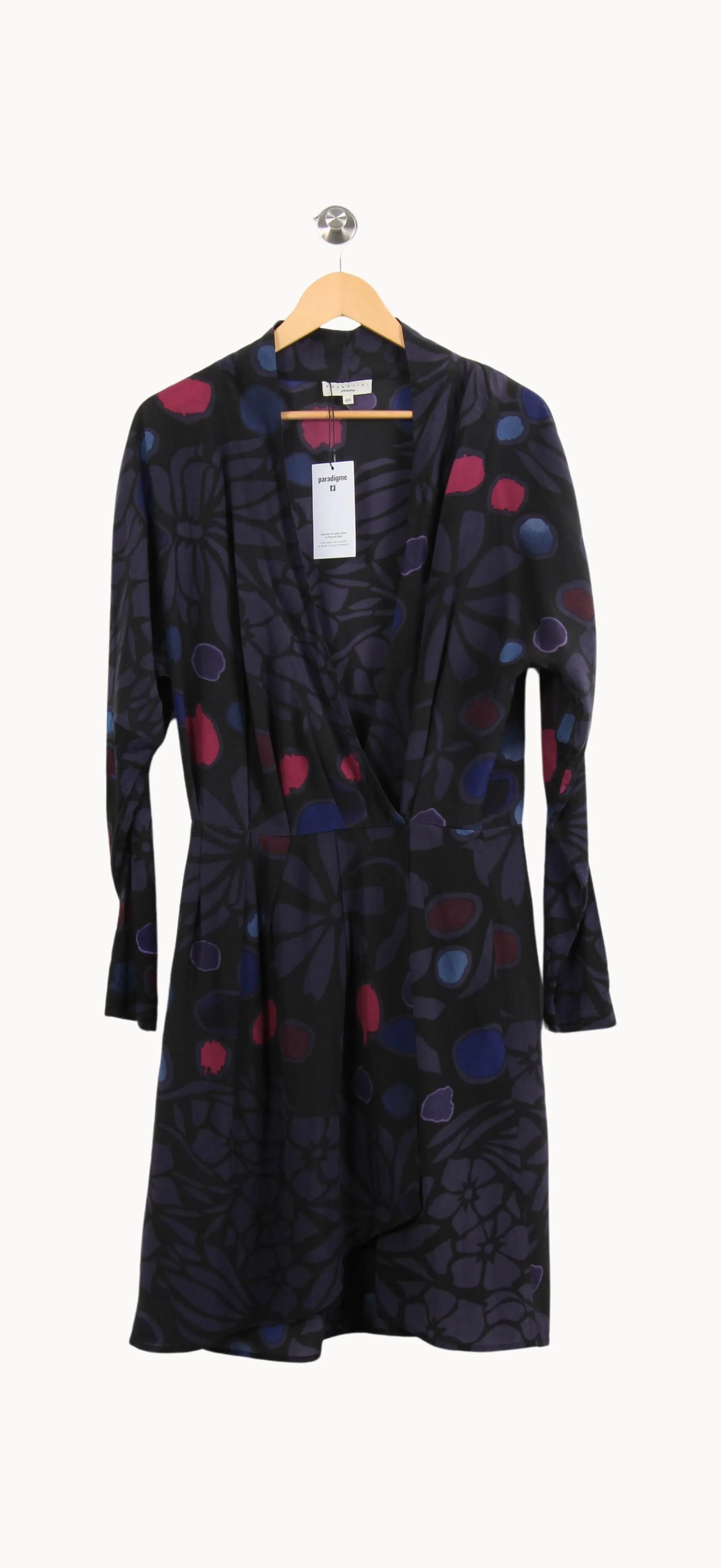 Robe Patineuse Violette et Noire - Taille L/40 - Image 2