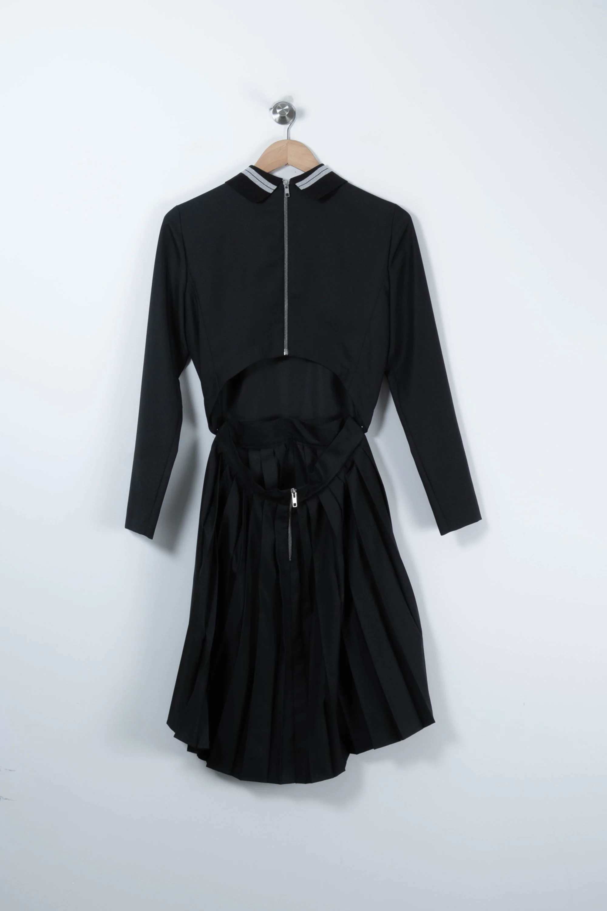 Robe Plissée Noire - Taille S/36 - Image 4
