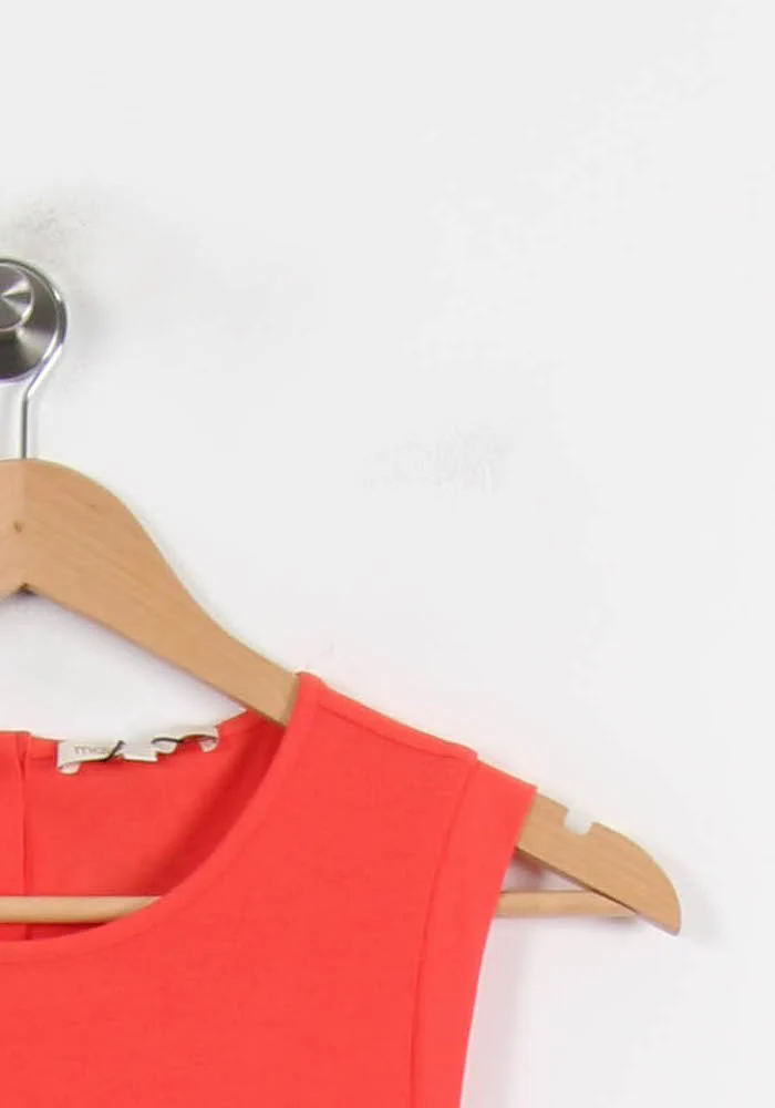 Robe Plissée Orange - Taille S/36 - Image 3