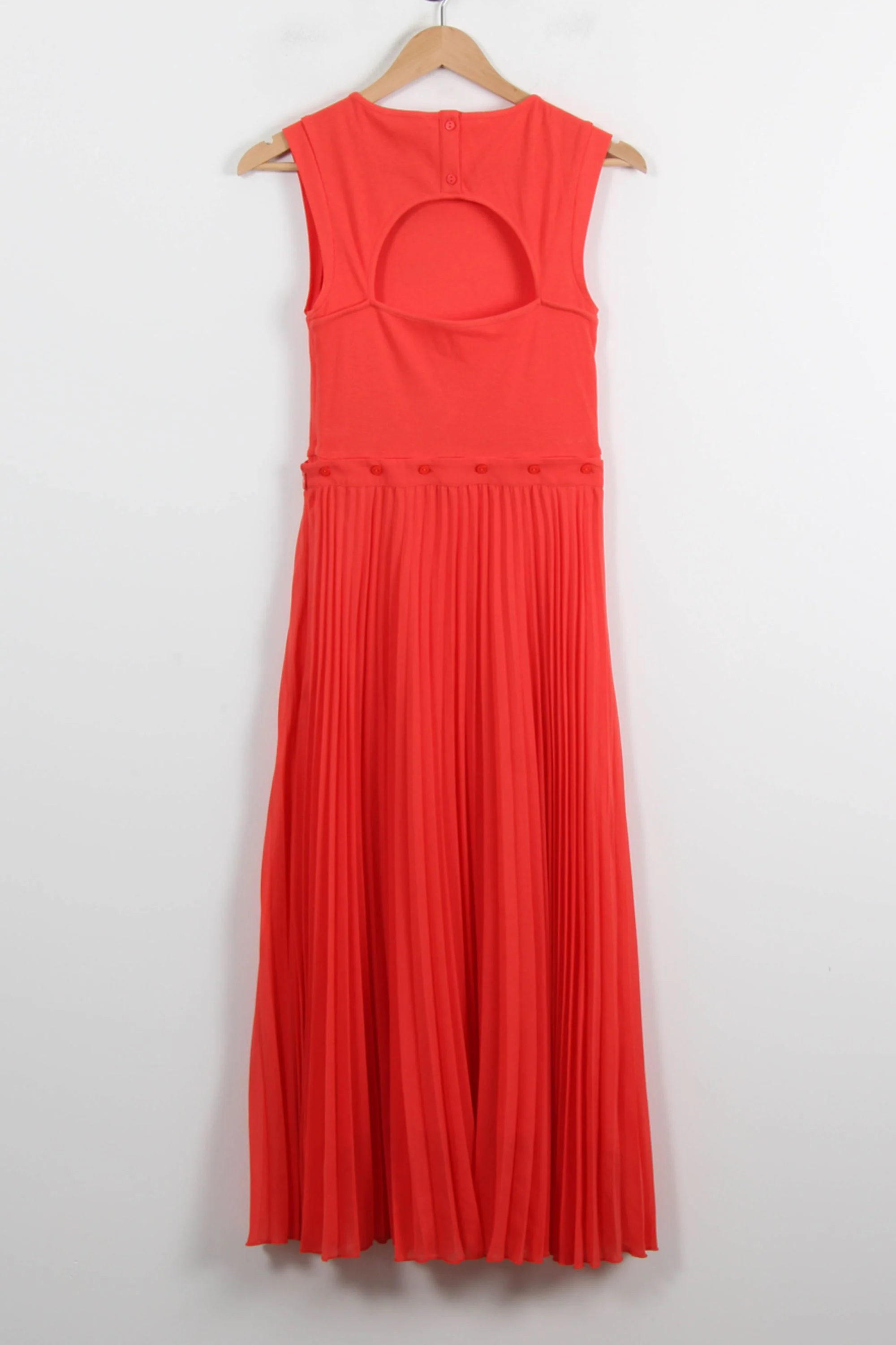 Robe Plissée Orange - Taille S/36 - Image 4