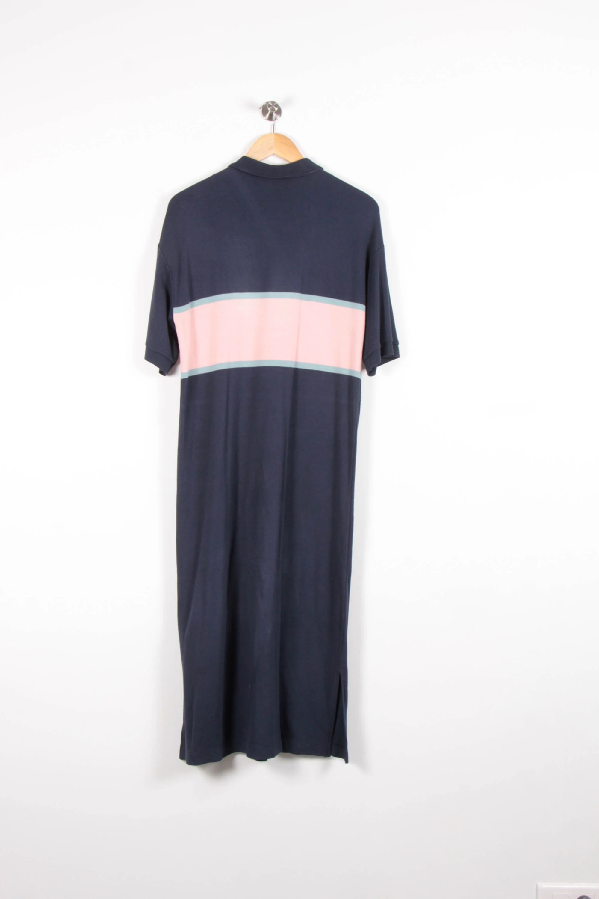 Robe Polo Longue Bleu et Rose - Taille XL/42 - Image 4