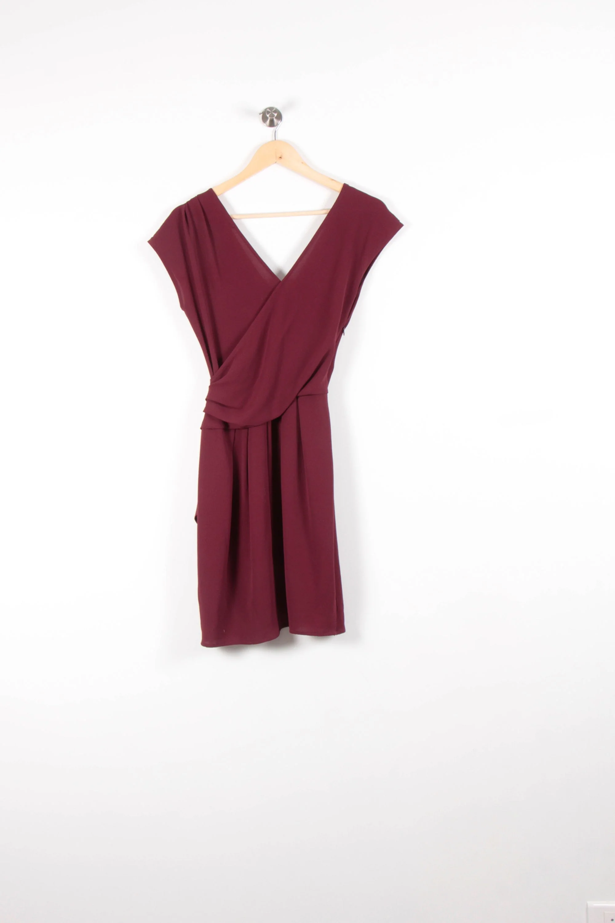 Robe Portefeuille Bordeaux - Taille XS/34 - Image 4