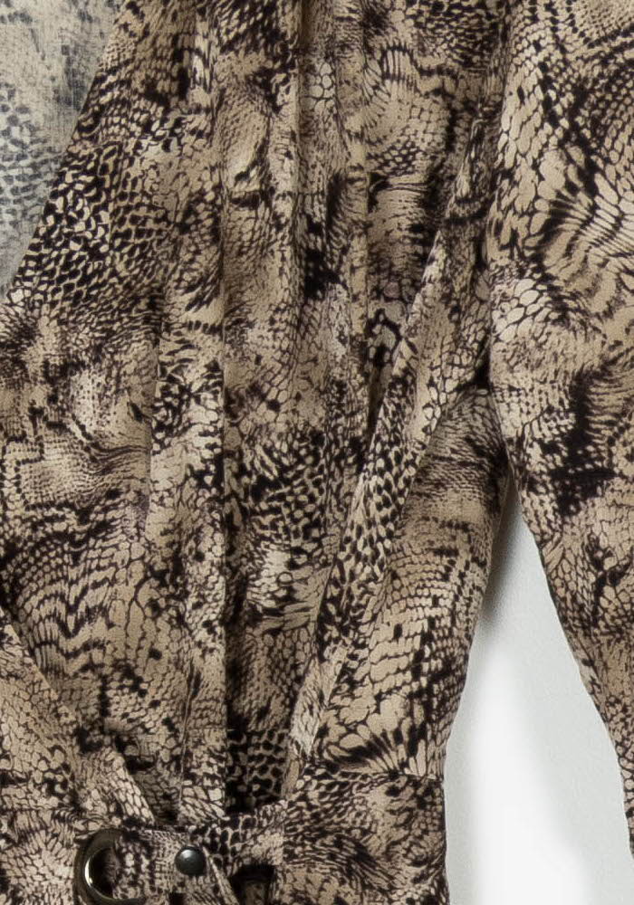 Robe portefeuille marron - Taille M/38 - Image 3