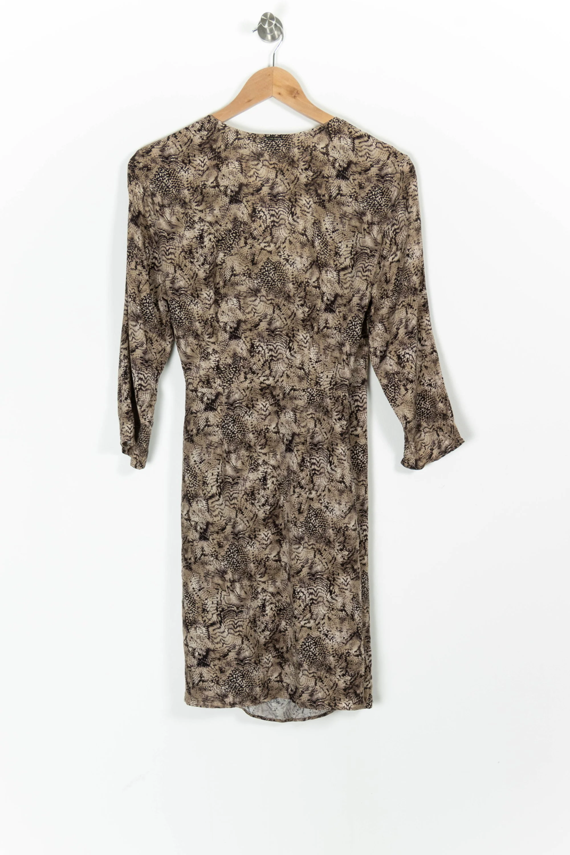 Robe portefeuille marron - Taille M/38 - Image 4