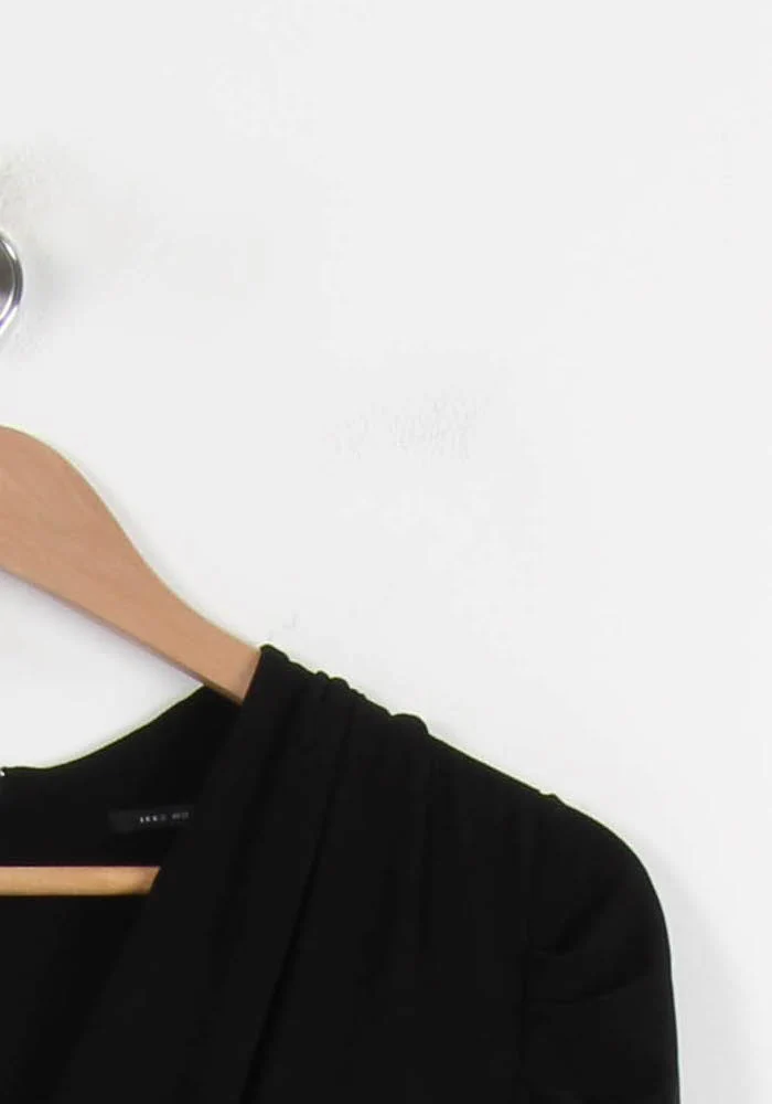 Robe Portefeuille Noire - Taille M/38 - Image 3