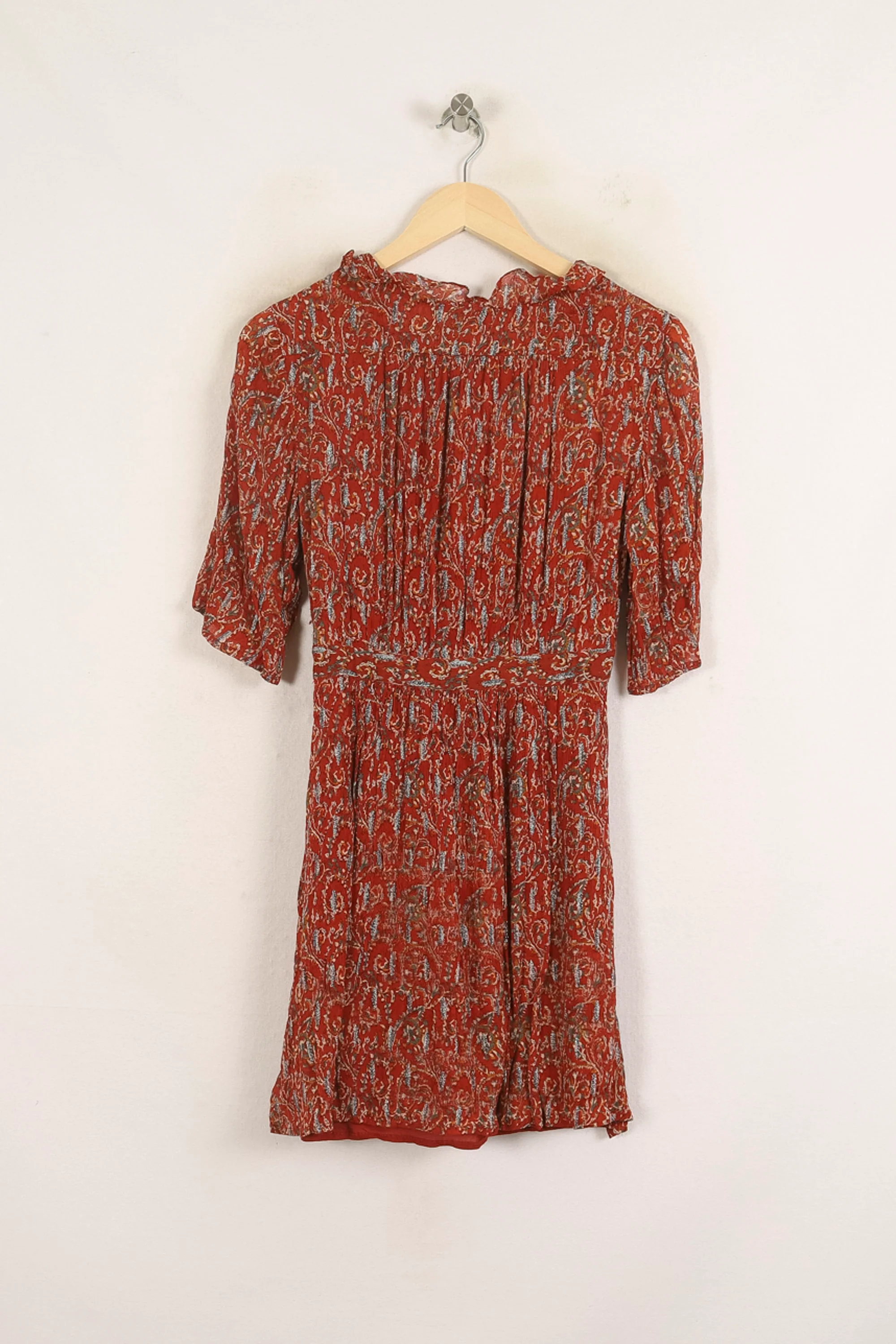Robe Portefeuille Orange - Taille S/36 - Image 4
