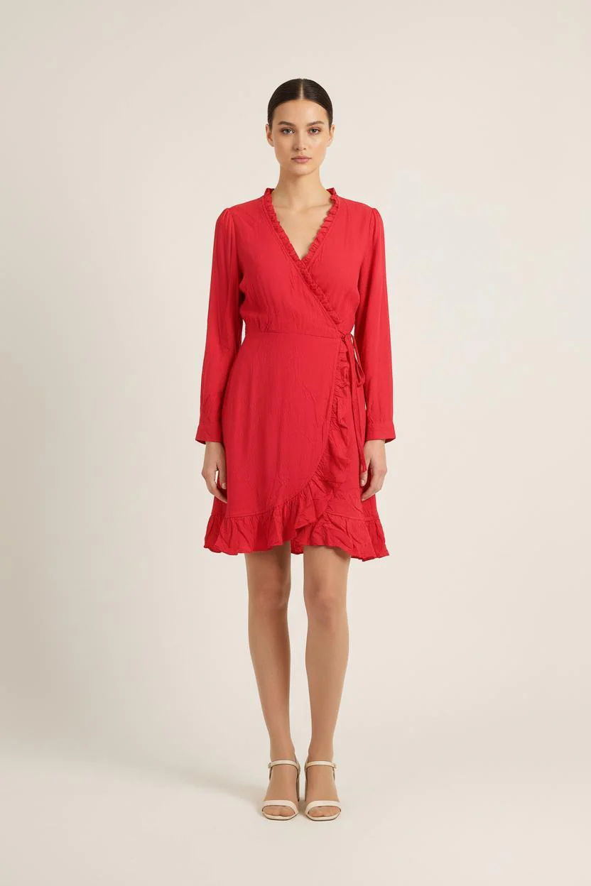 Robe Portefeuille Rose - Taille M/38