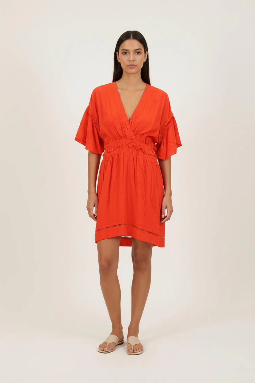 Robe Portefeuille Rouge - Taille S/36