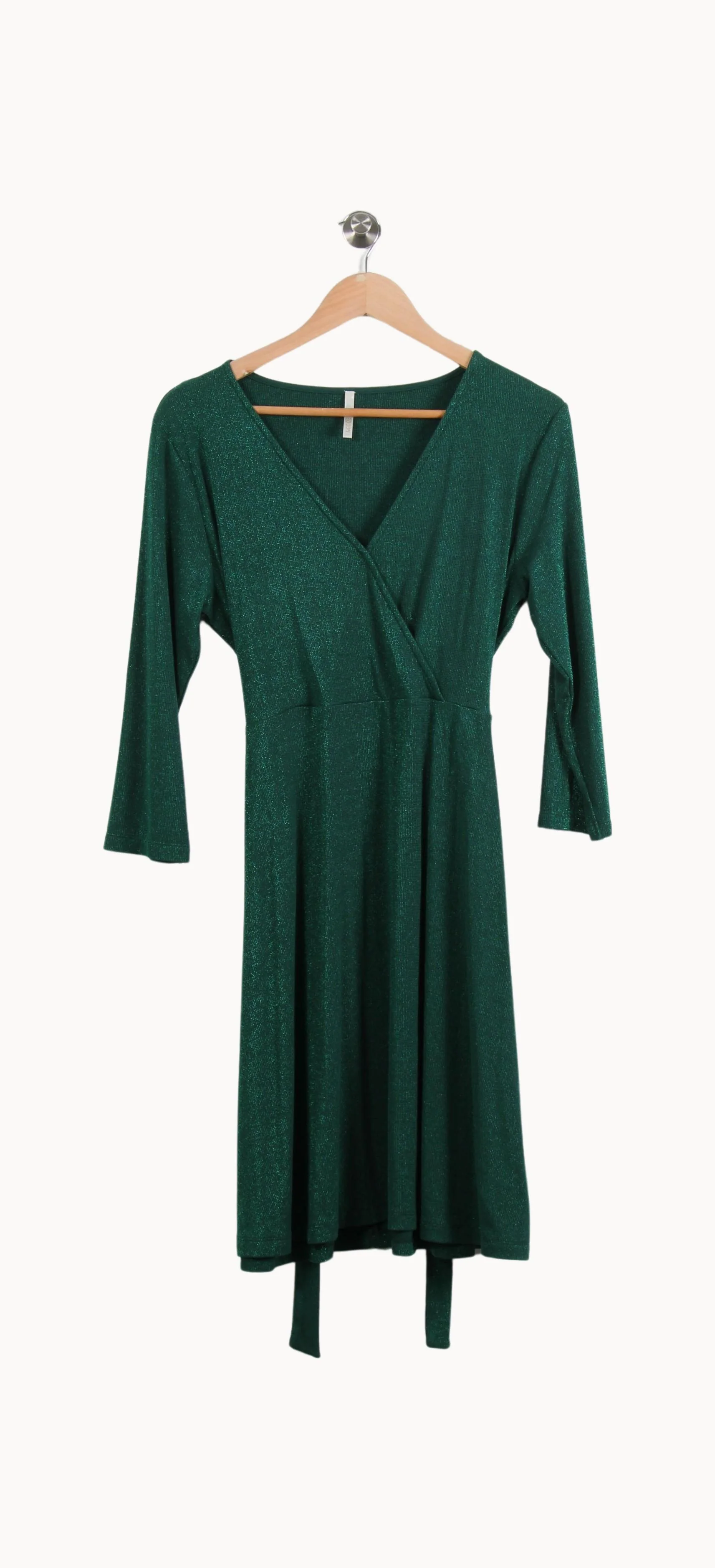 Robe portefeuille verte - Taille L/40 - Image 2