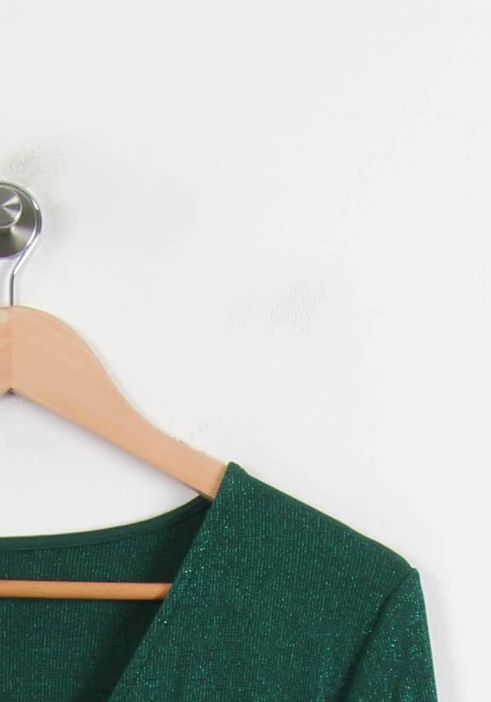 Robe portefeuille verte - Taille L/40 - Image 3