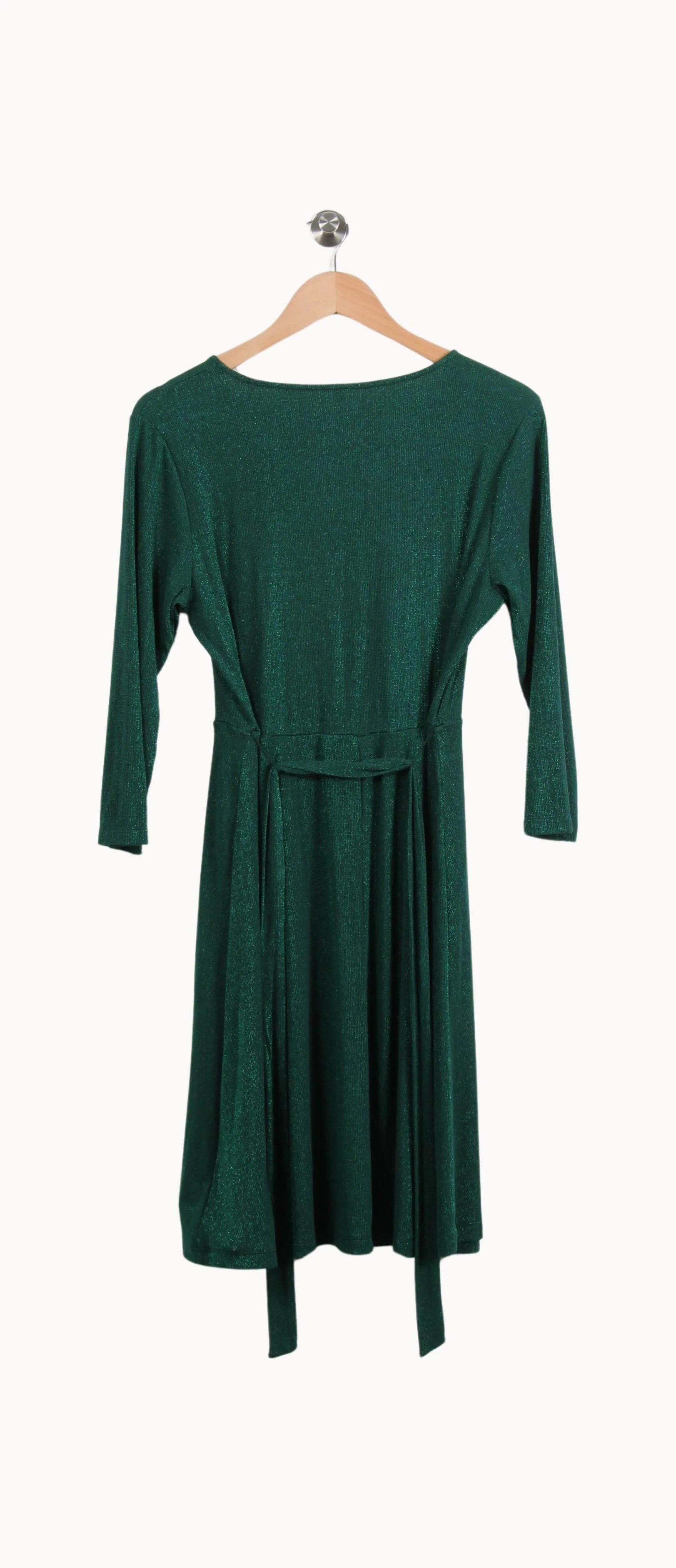 Robe portefeuille verte - Taille L/40 - Image 4