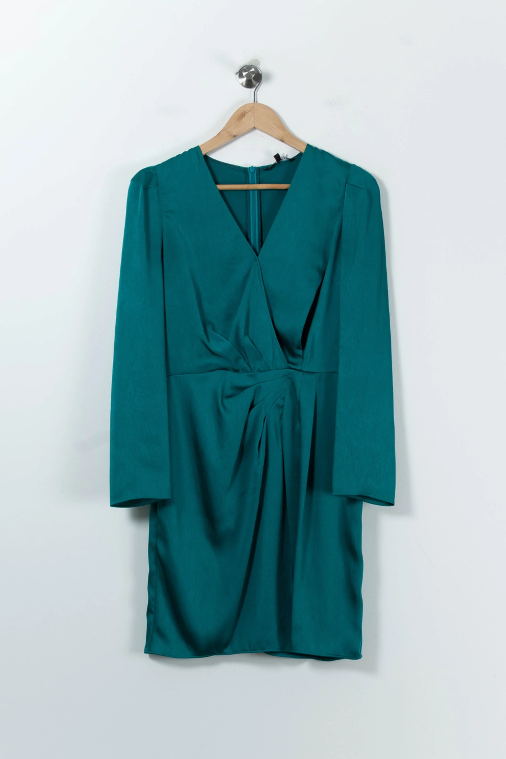 Robe Portefeuille Verte - Taille M/38 - Image 2