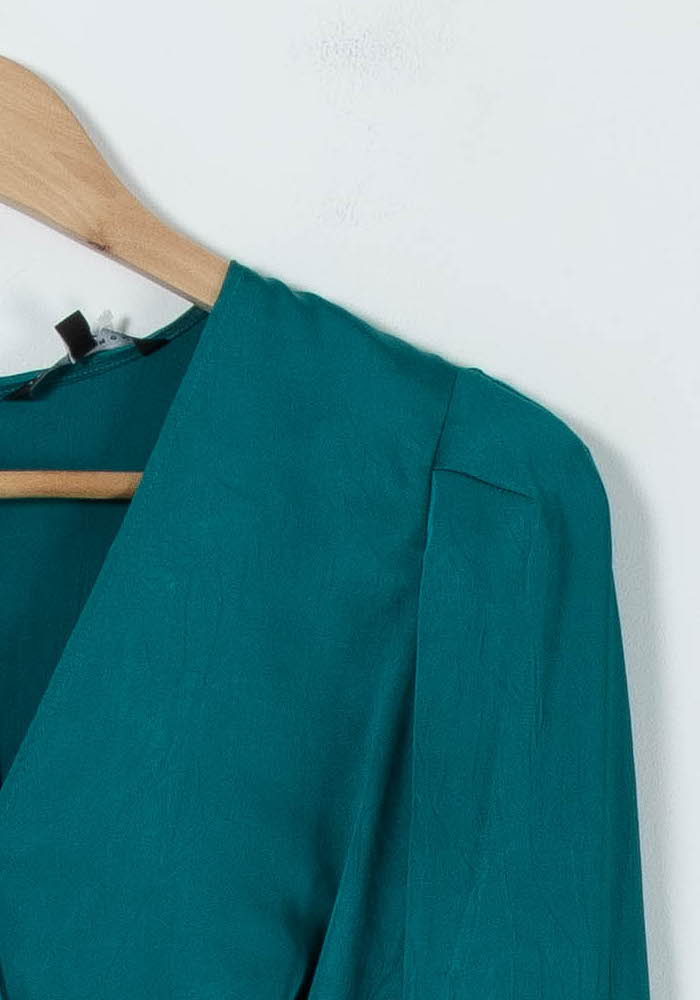 Robe Portefeuille Verte - Taille M/38 - Image 3