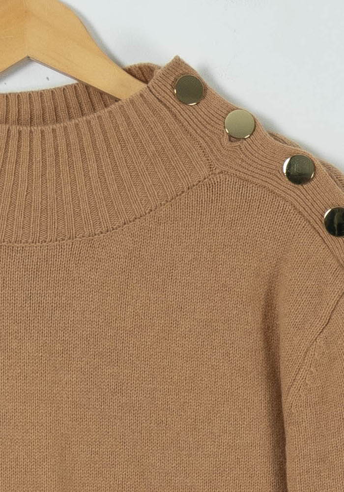 Robe Pull Beige - Taille M/38 - Image 3