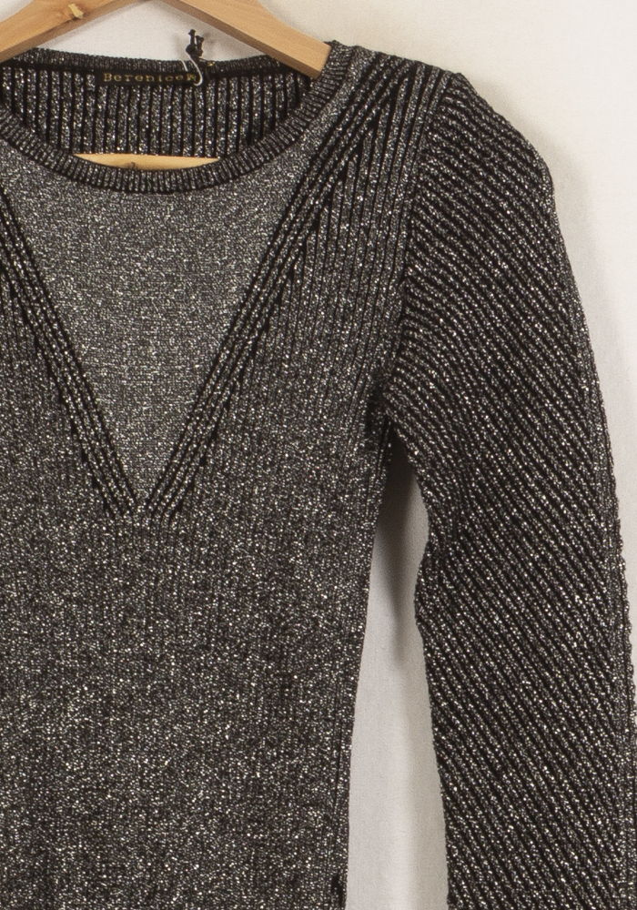 Robe Pull Grise - Taille S/36 - Image 3