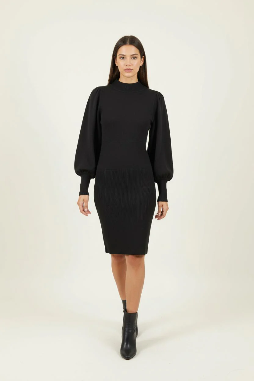 Robe Pull Grise - Taille S/36
