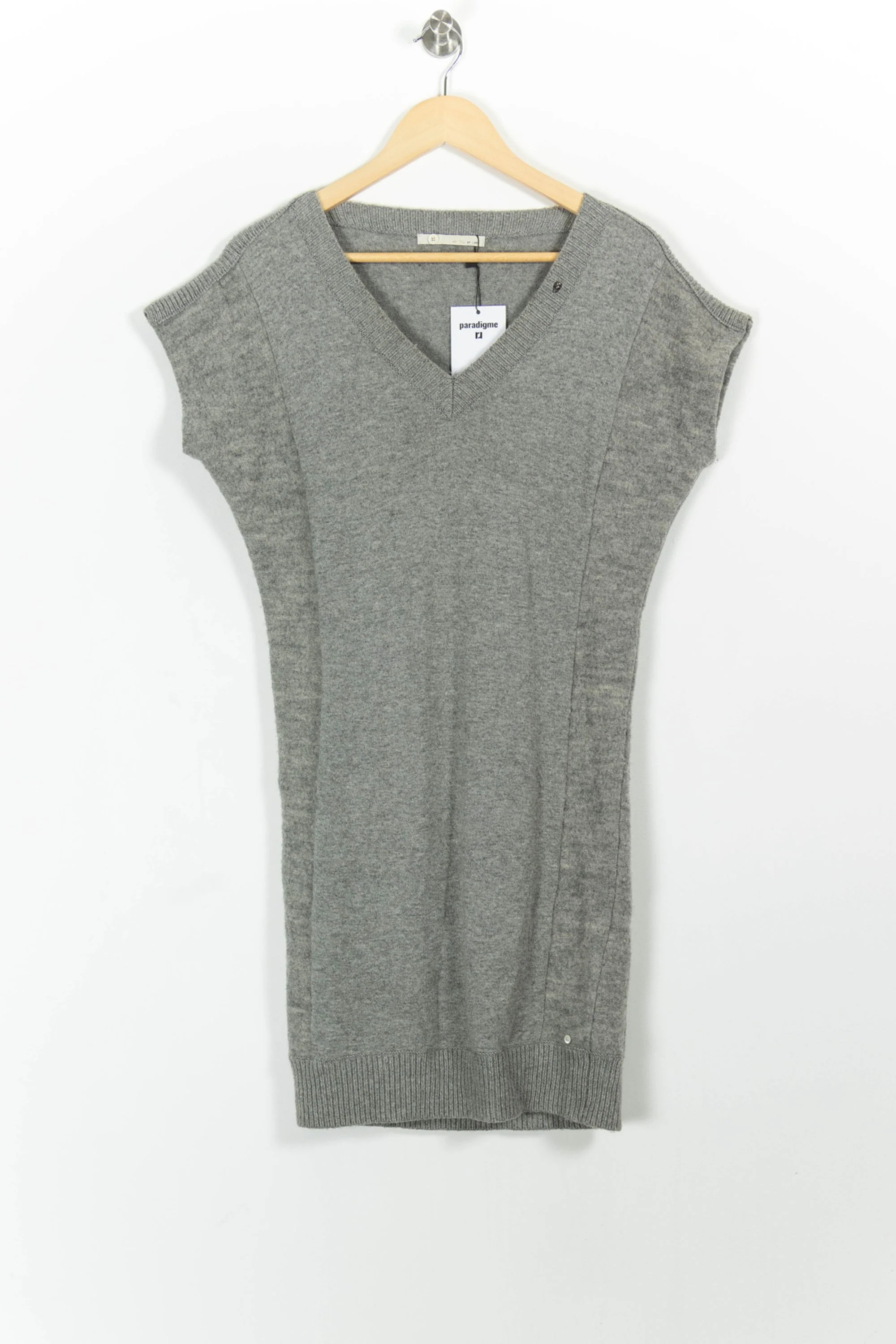 Robe Pull Grise - Taille S/36 - Image 2
