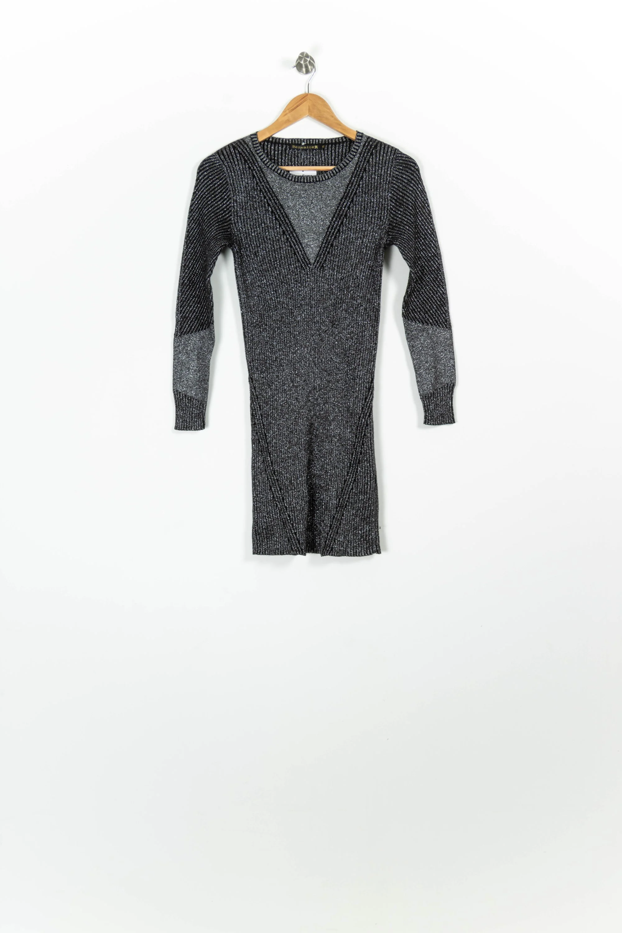 Robe Pull Grise - Taille XS/34 - Image 2