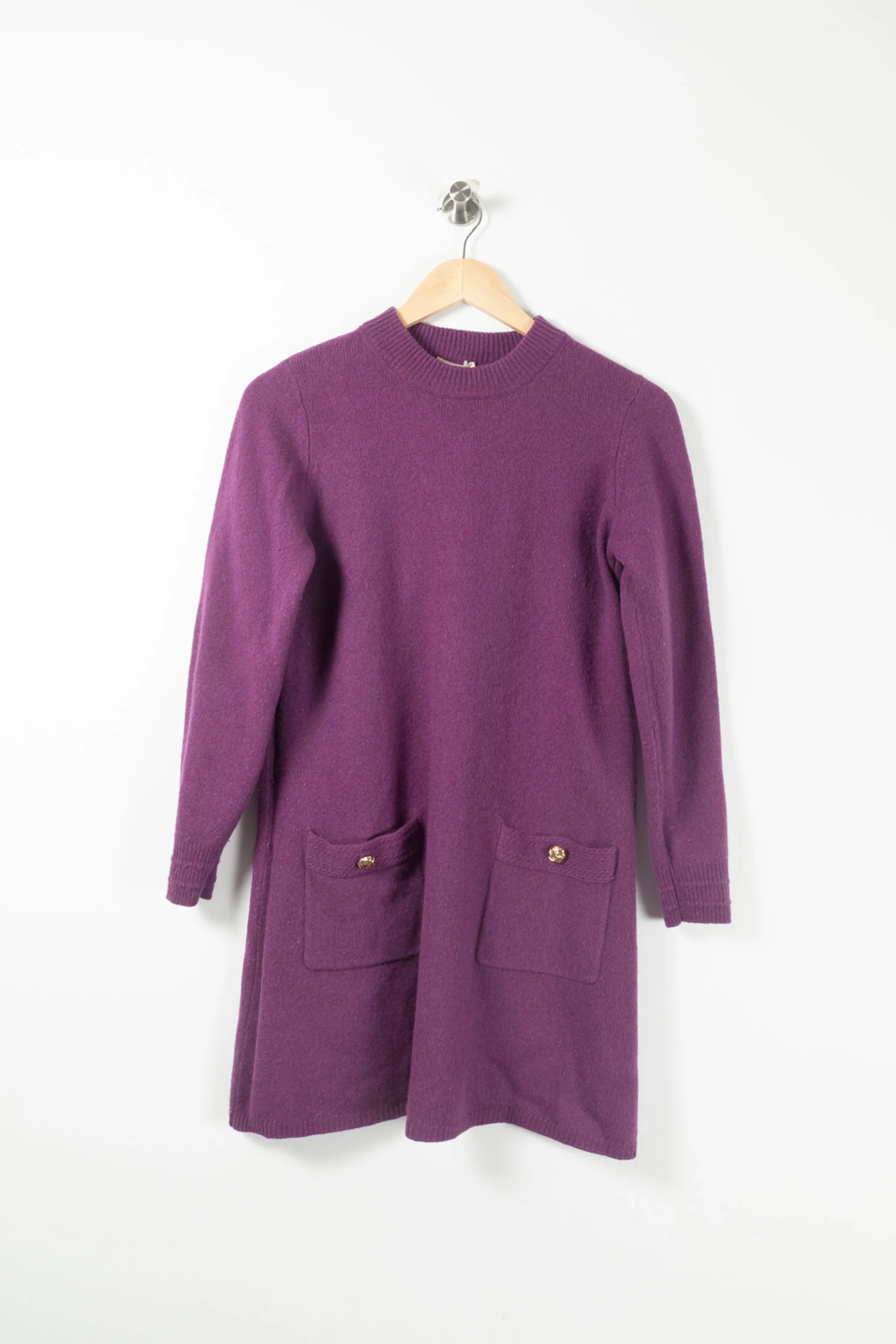 Robe Pull Violette - Taille S/36 - Image 2