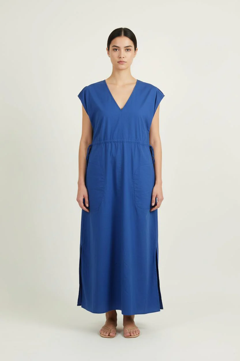 Robe Sans Manches Bleue - Taille L/40