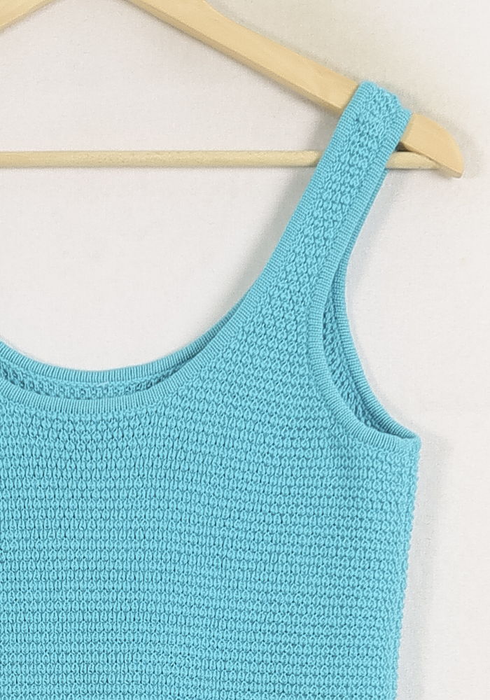 Robe Sans Manches Bleue - Taille S/36 - Image 3