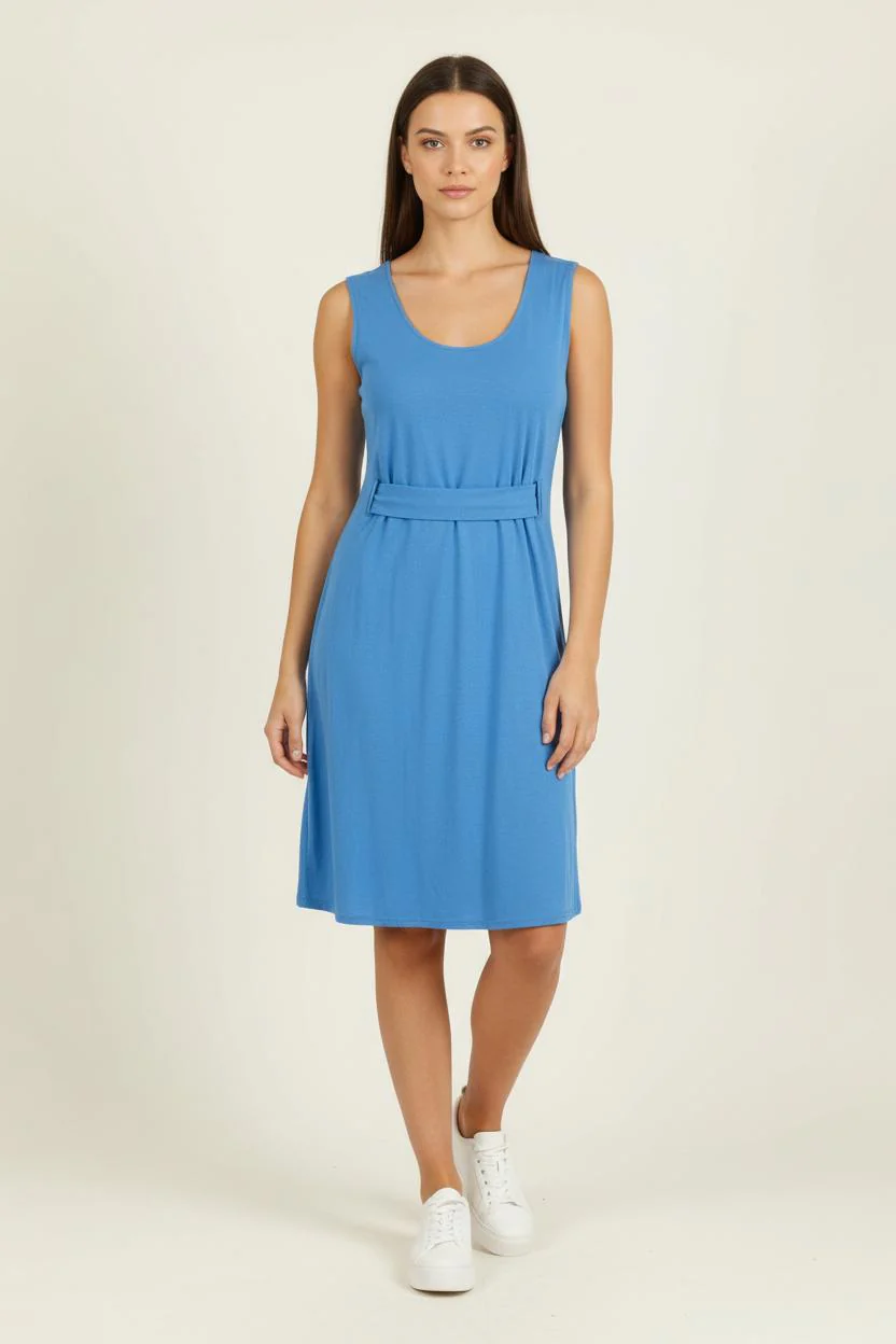 Robe Sans Manches Bleue - Taille S/36