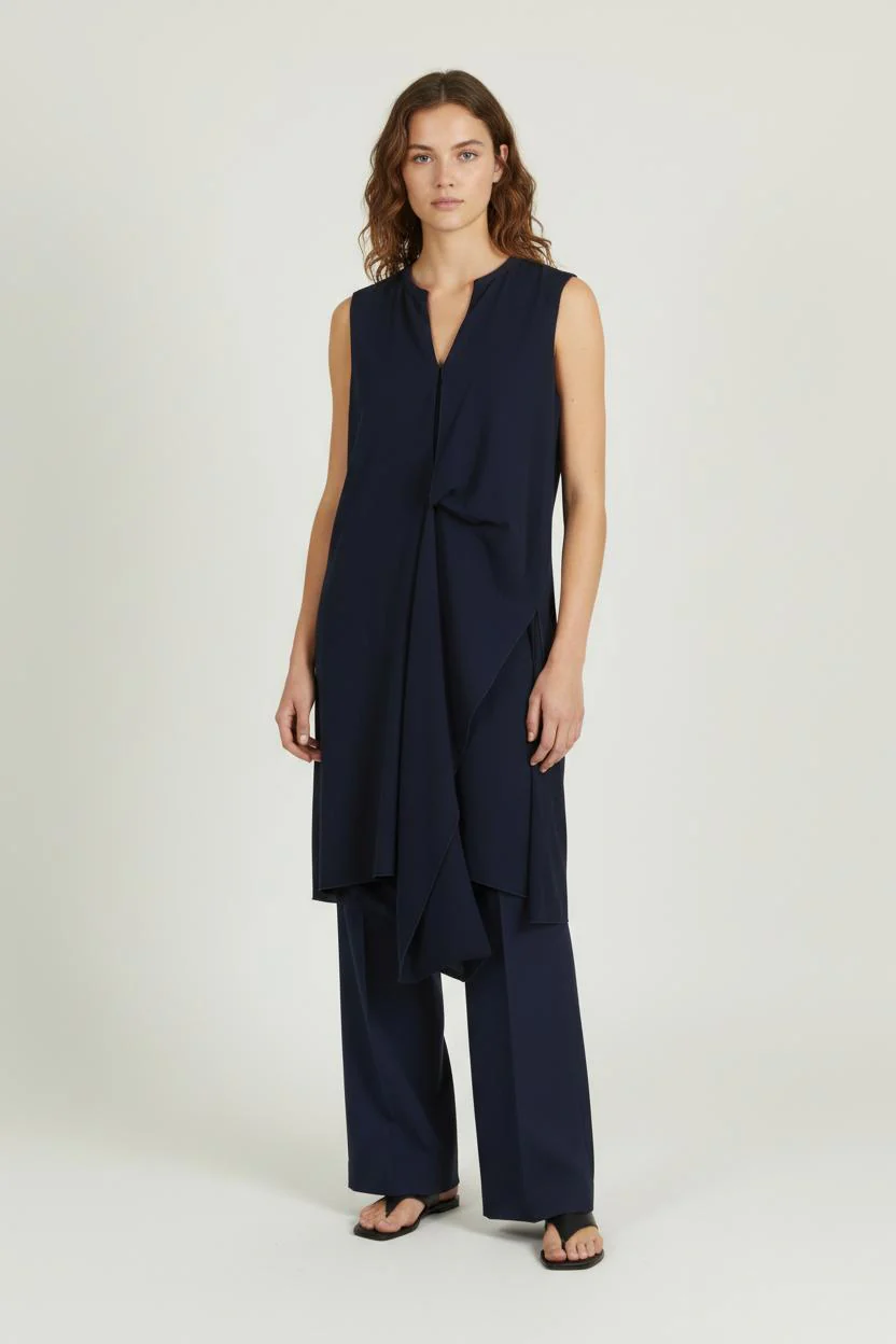 Robe Sans Manches Bleue - Taille S/36