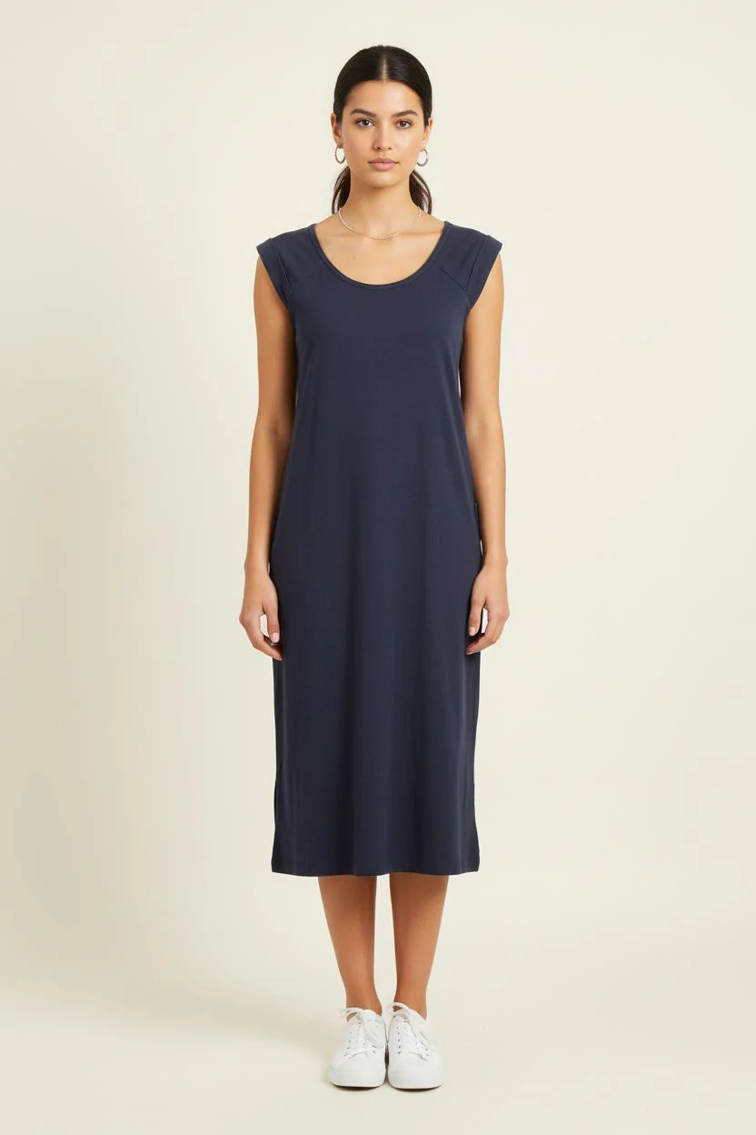 Robe Sans Manches Bleue - Taille XS/34
