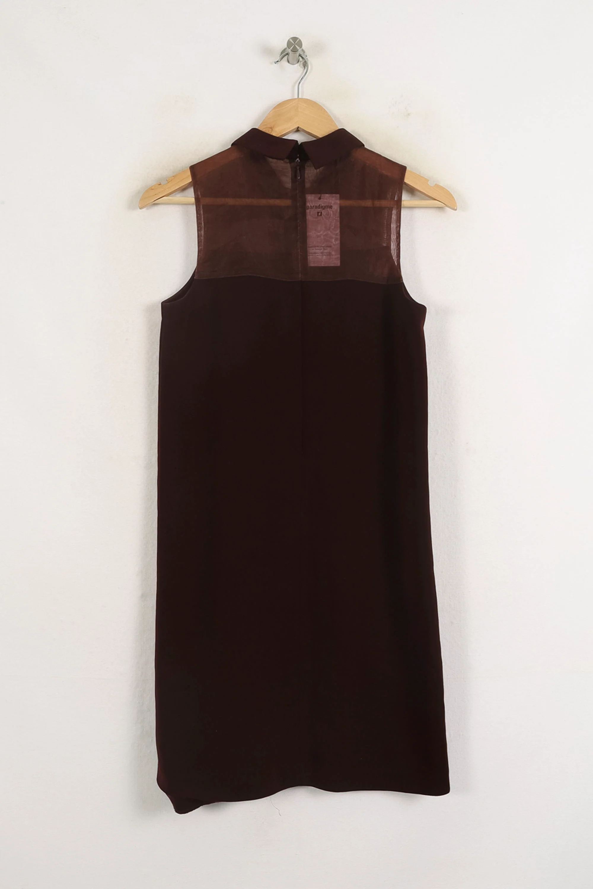 Robe Sans Manches Bordeaux - Taille S/36 - Image 4
