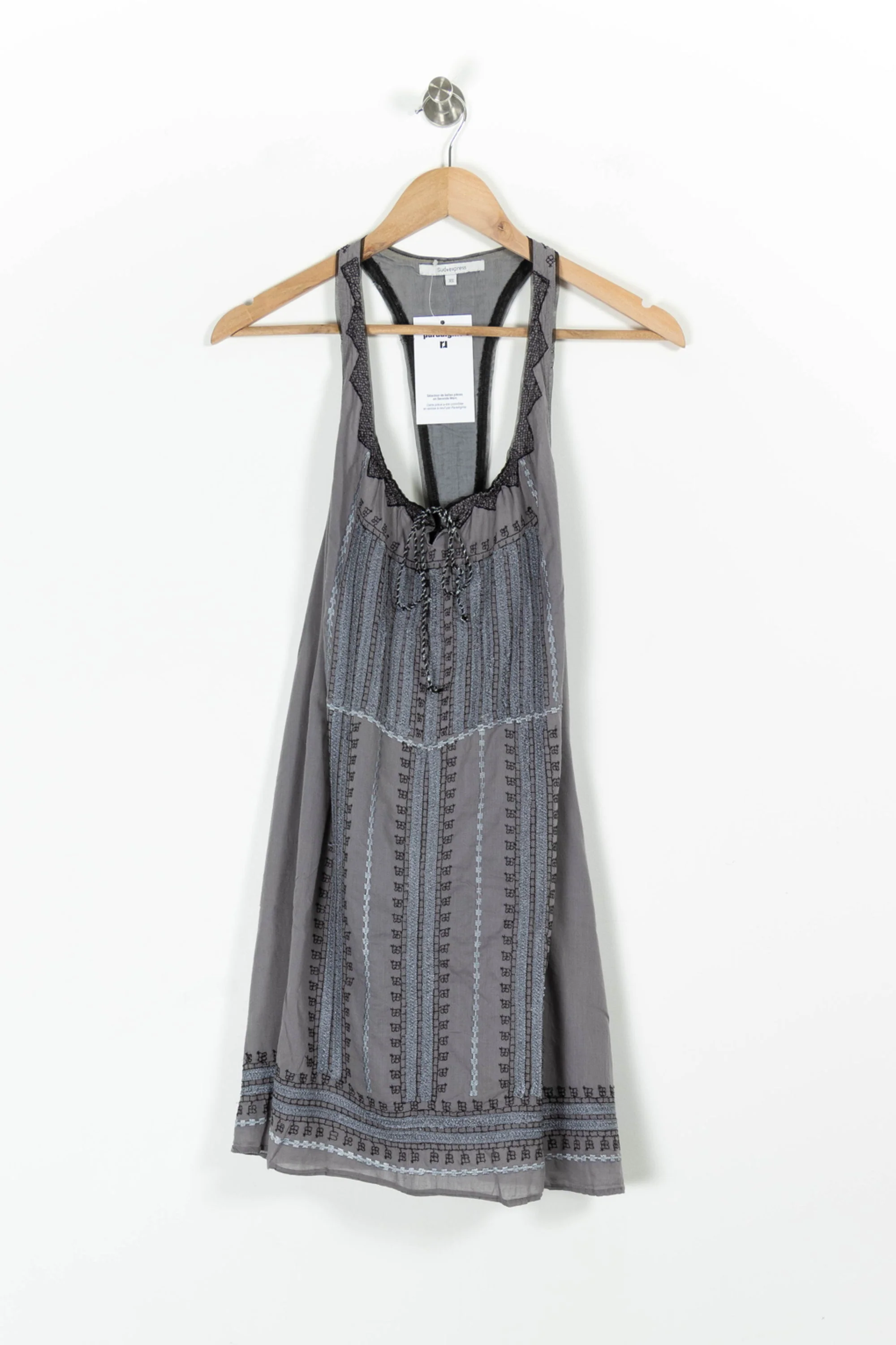Robe Sans Manches Grise - Taille XS/34 - Image 2