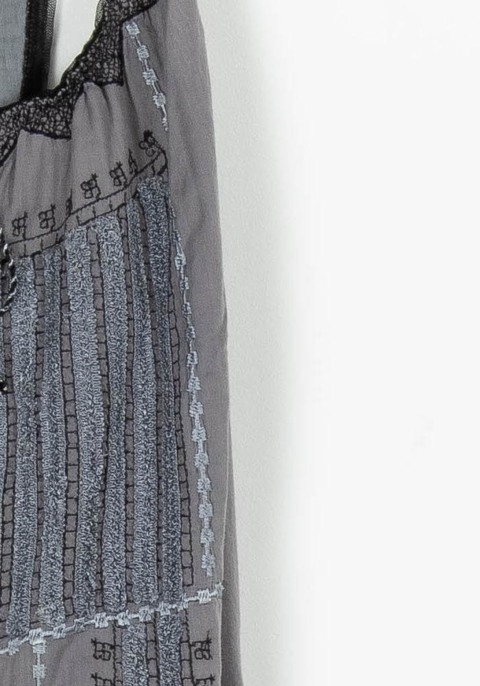 Robe Sans Manches Grise - Taille XS/34 - Image 3