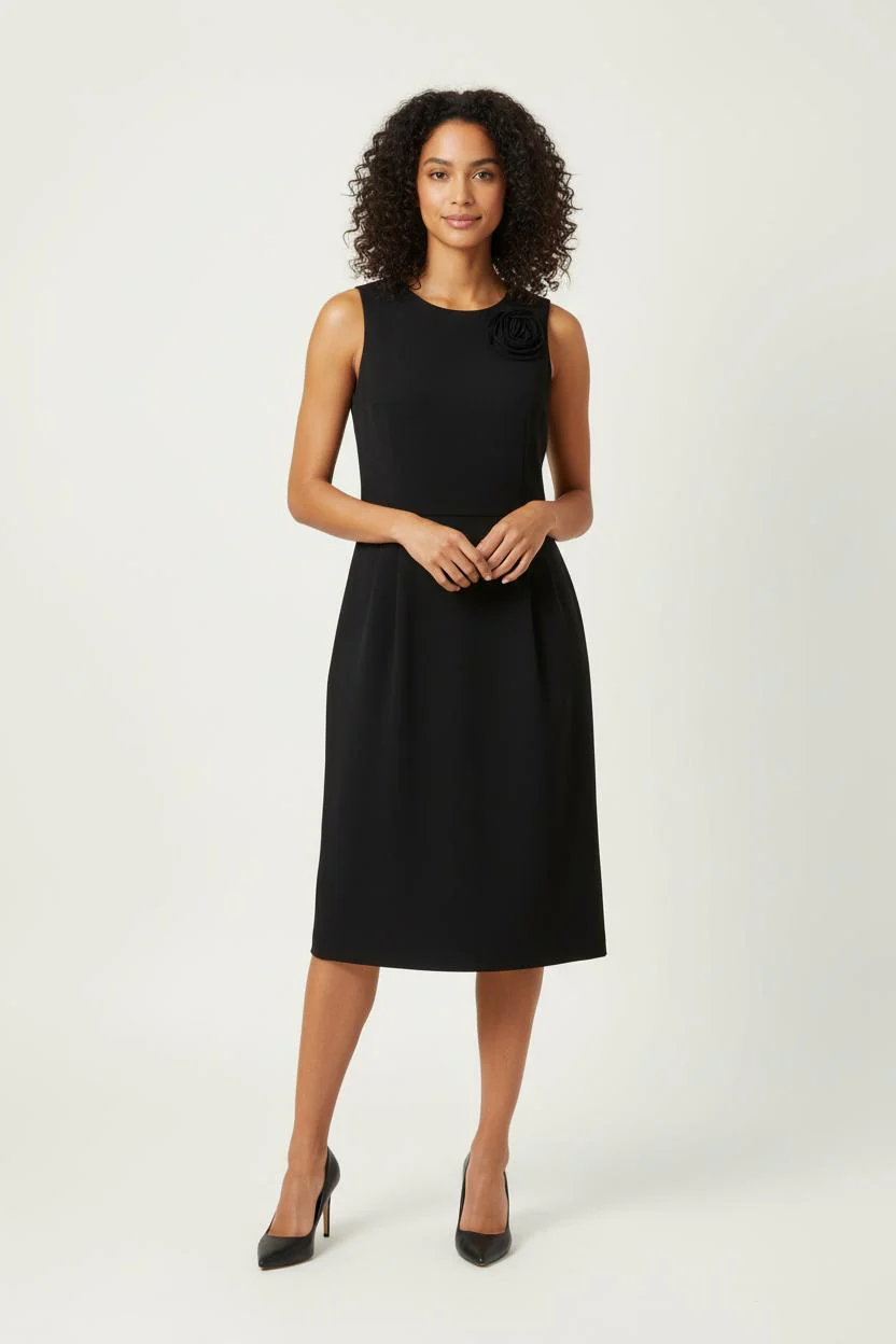 Robe Sans Manches Noire - Taille M/38