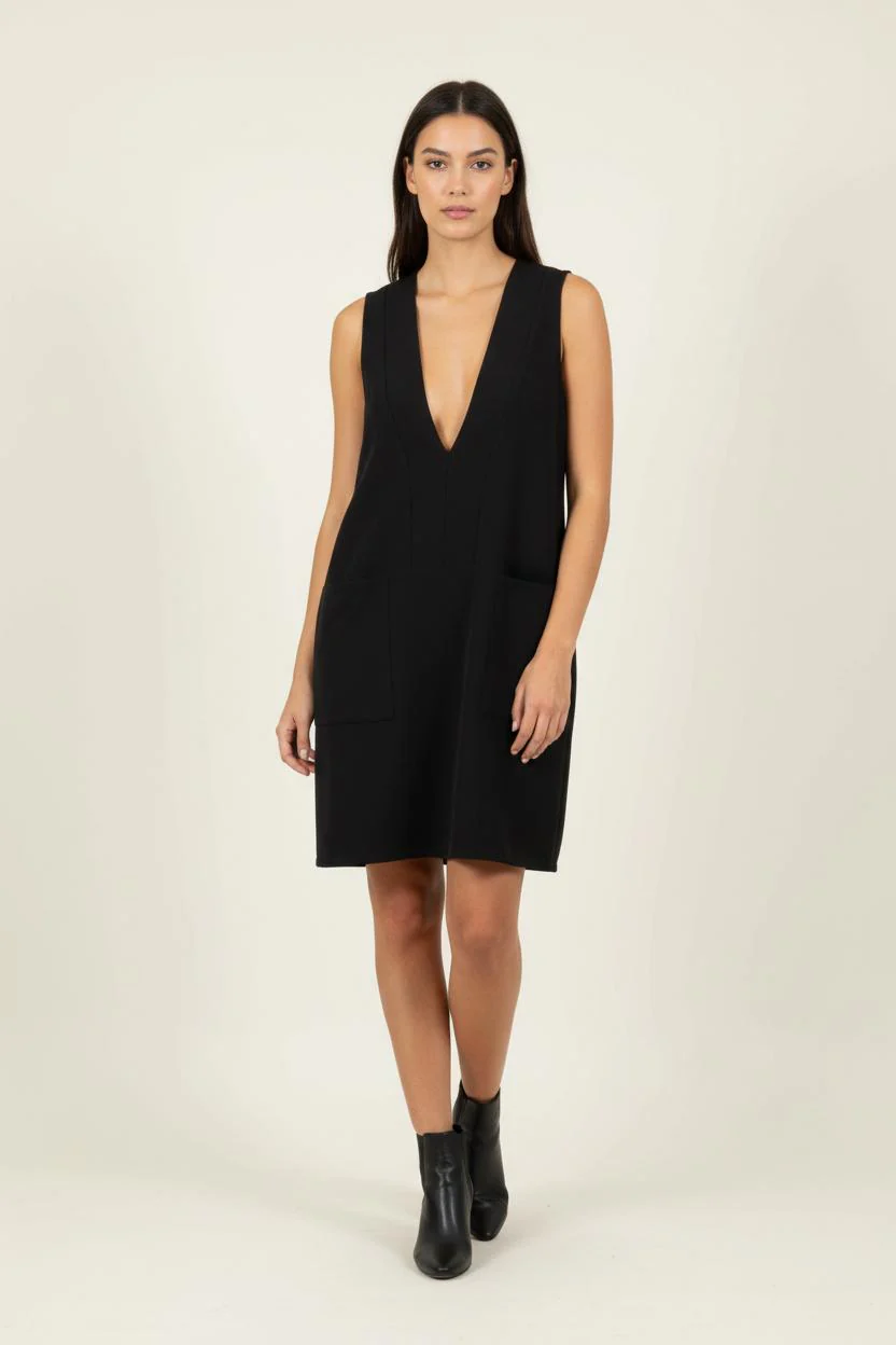 Robe Sans Manches Noire - Taille XL/42