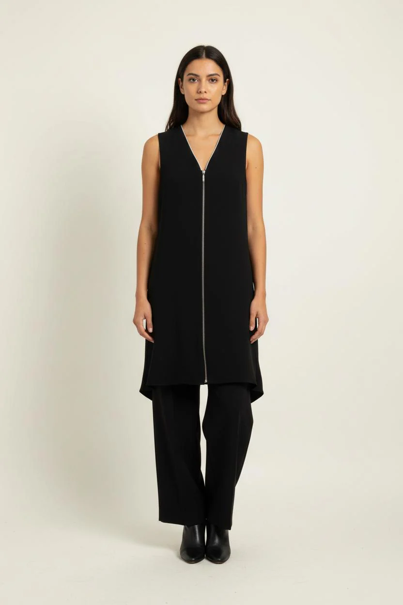 Robe Sans Manches Noire - Taille XS/34