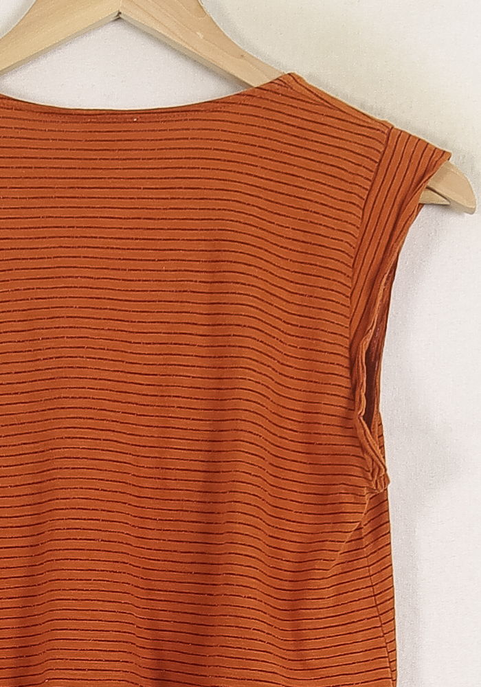 Robe Sans Manches Orange - Taille XS/34 - Image 3