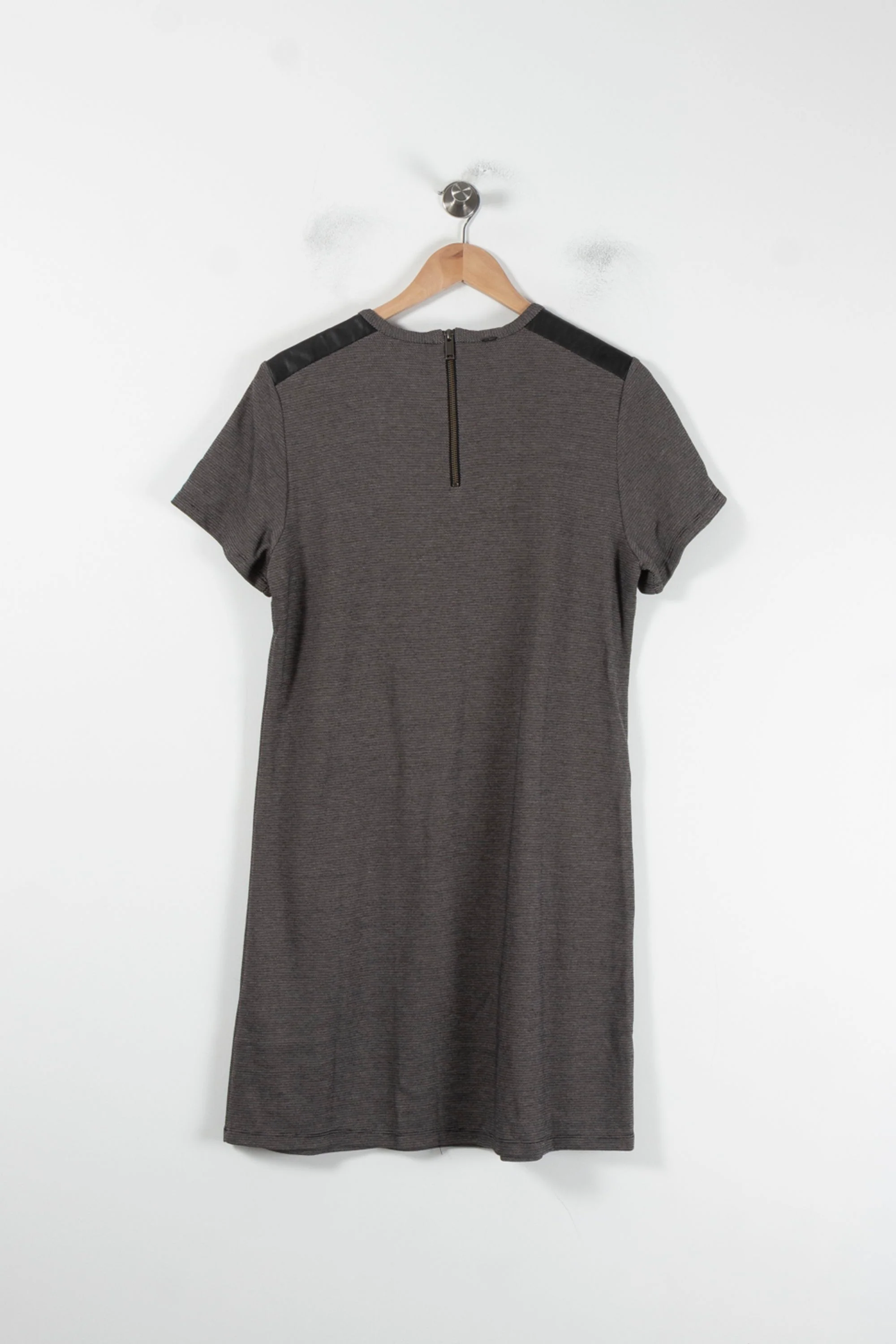 Robe T-shirt Grise et Noire - Taille L/40 - Image 4
