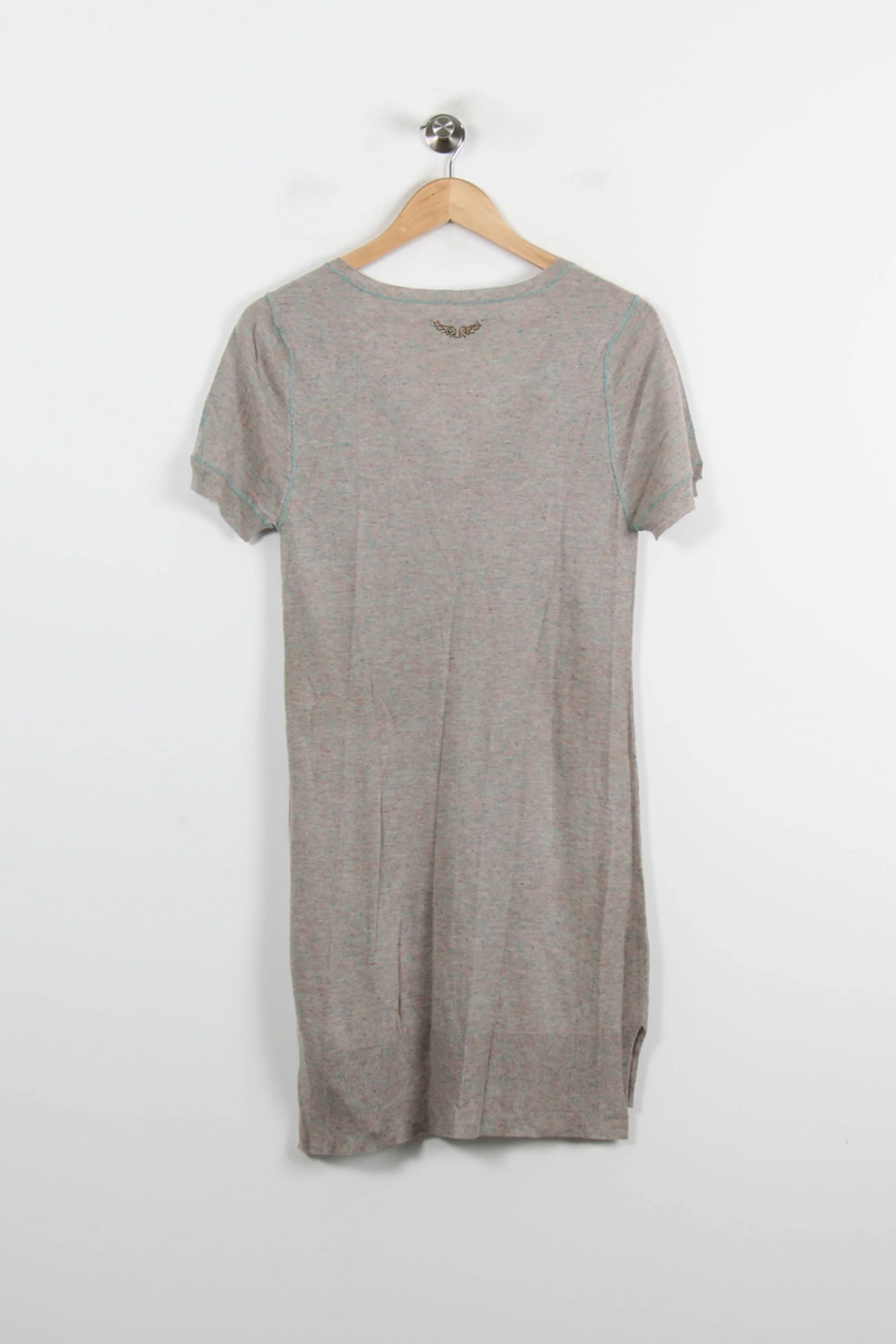 Robe T-shirt Grise - Taille M/38 - Image 4